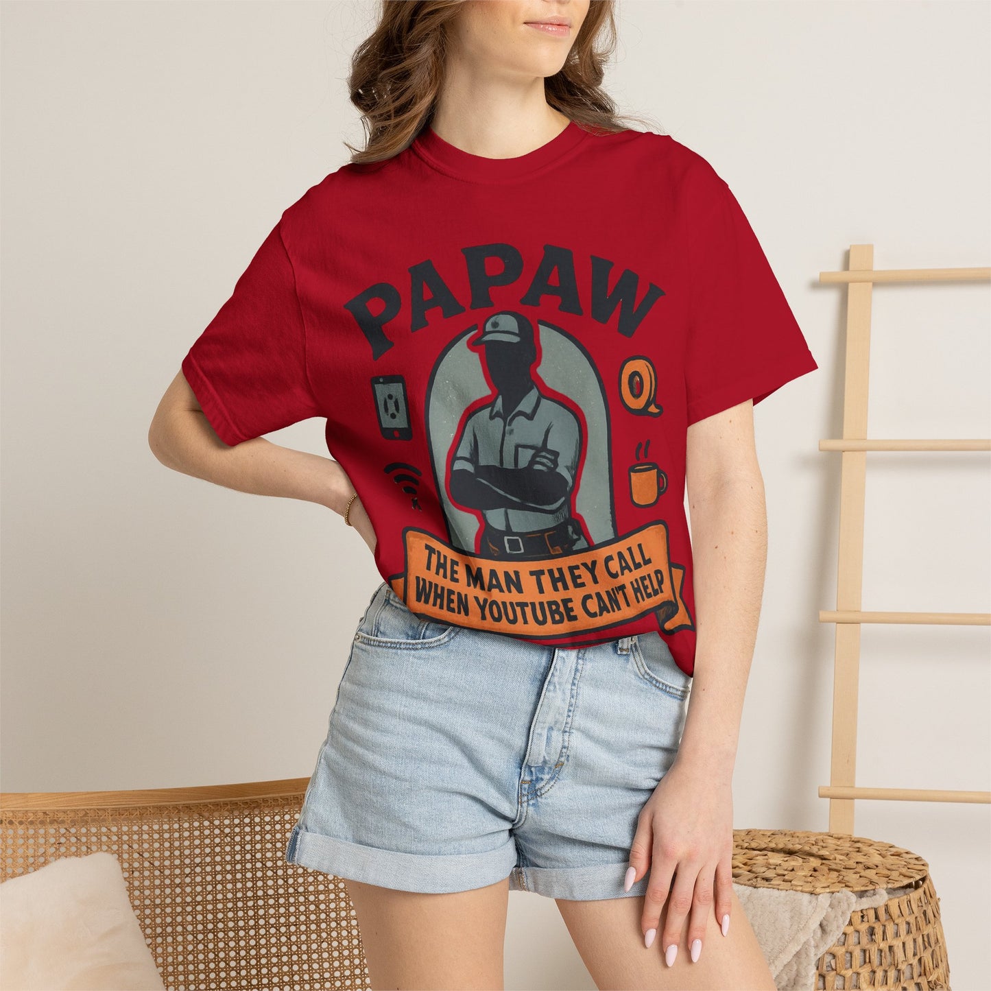 Papaw The Man They Call When YouTube Can't Help T-shirt | No Tutorial Needed