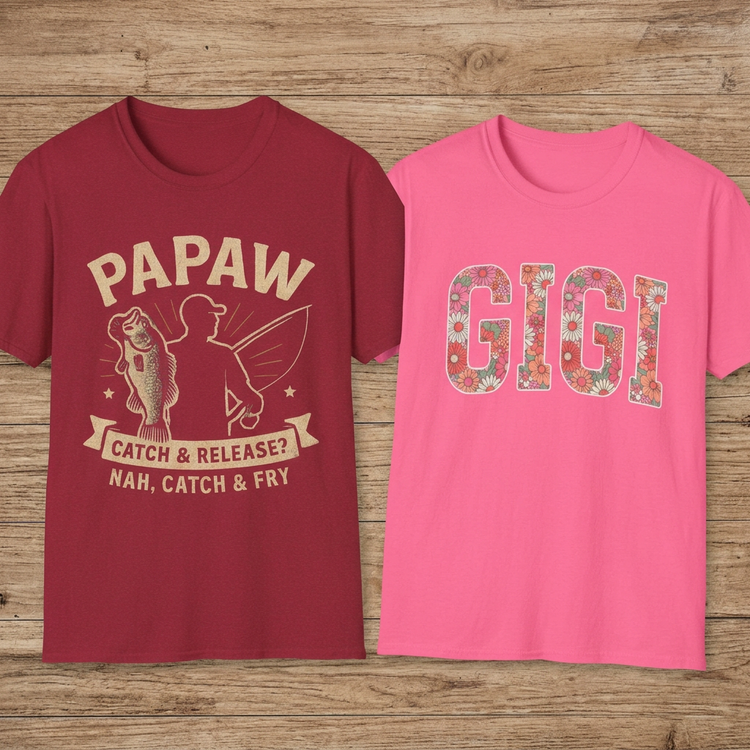 Papaw and Gigi tees collection thumbnail