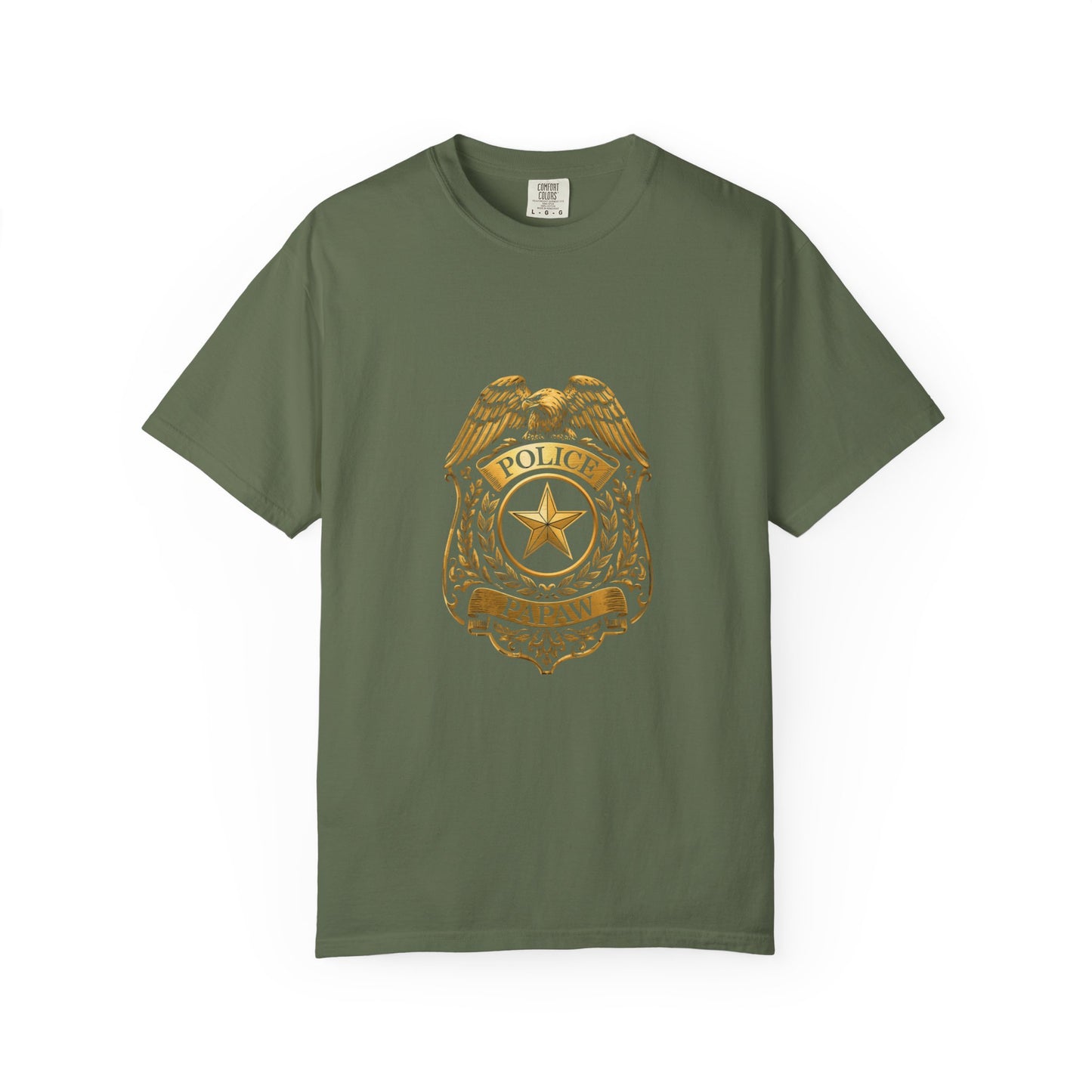 Police Badge T-shirt | Vintage Law Enforcement Shield Graphic