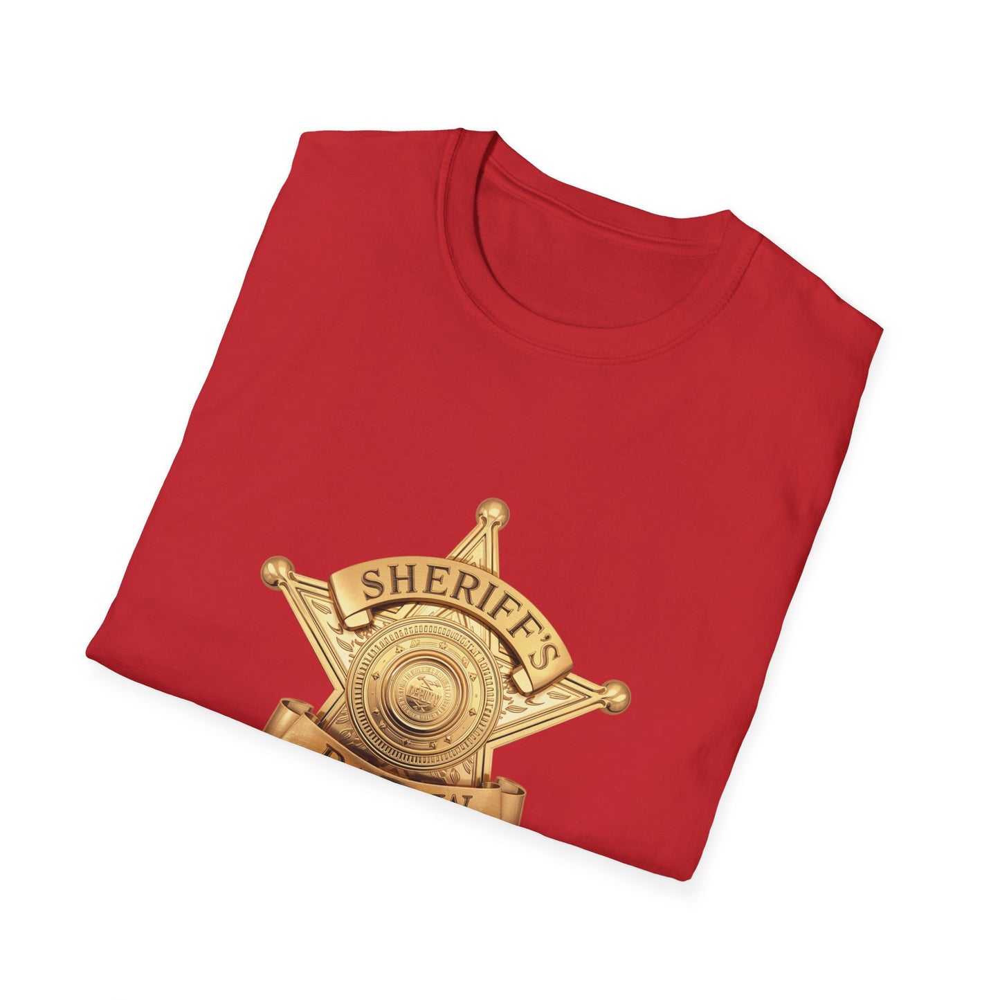 Sheriff Badge T-Shirt | Western Lawman Retro Badge