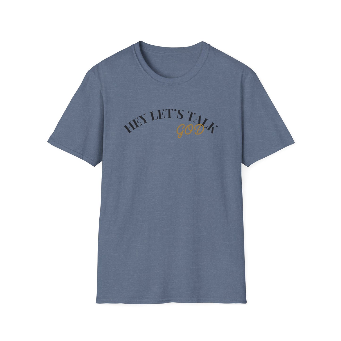 Hey Lets Talk God T-Shirt | Faith Tee, Script Lettering