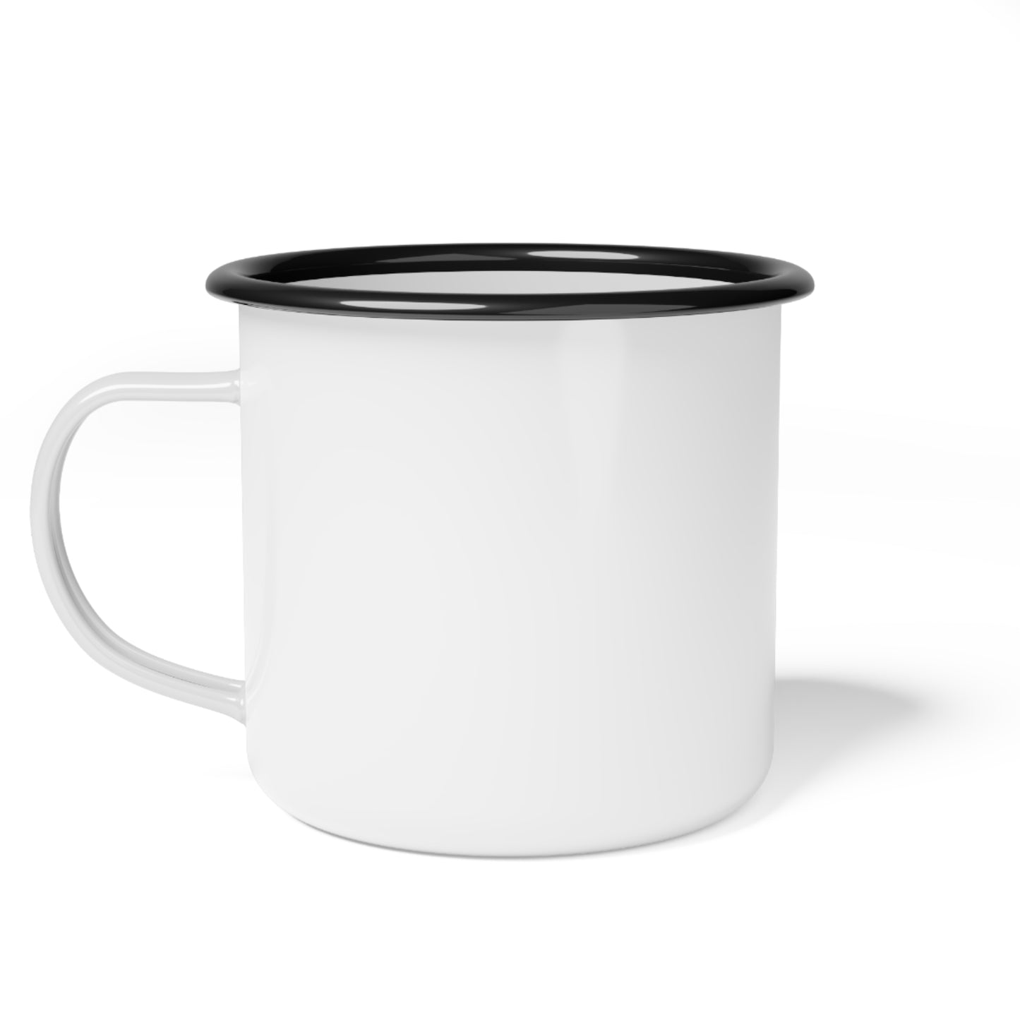 Vintage Compass Enamel Camp Cup | Rustic Travel Adventure Mug