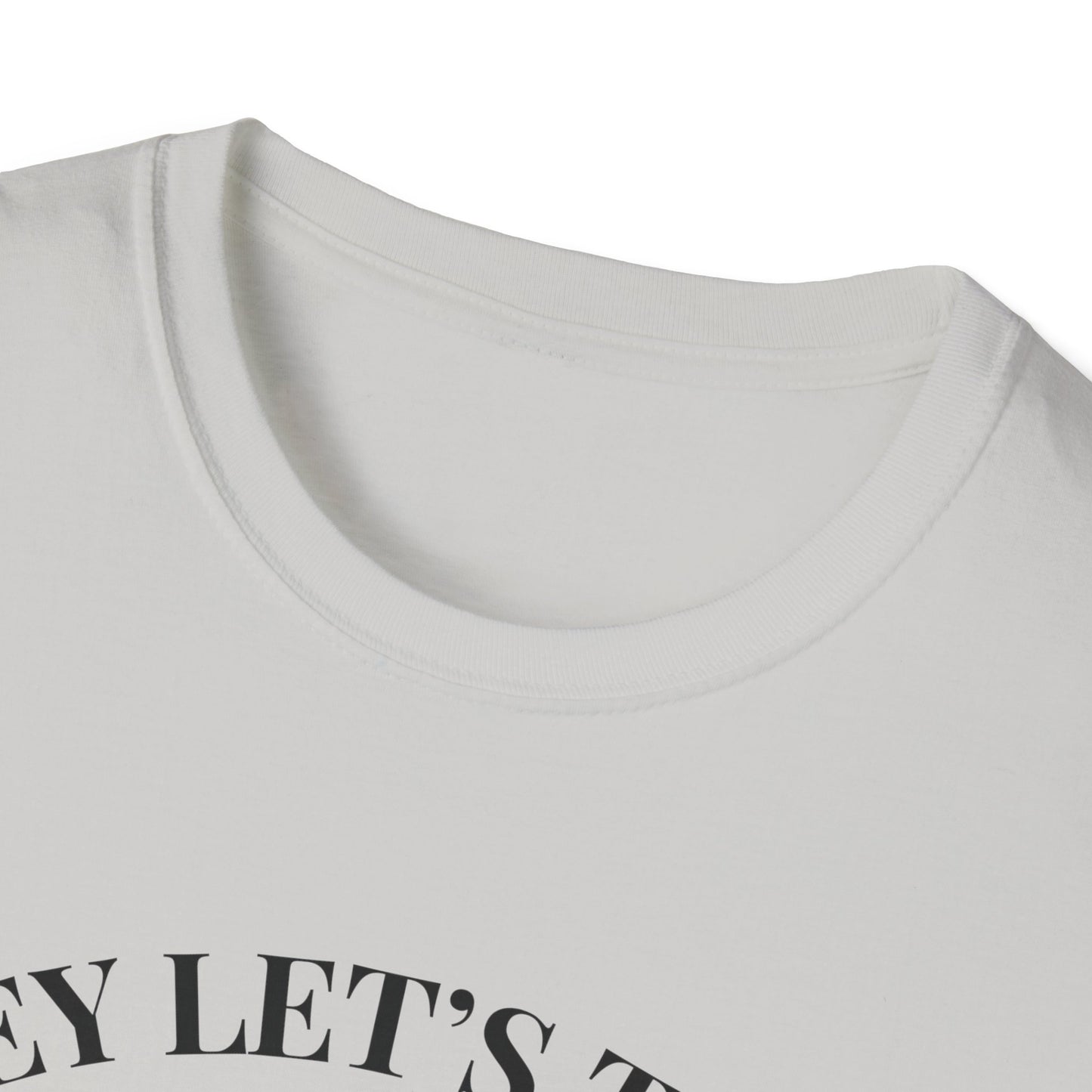 Hey Lets Talk God T-Shirt | Faith Tee, Script Lettering