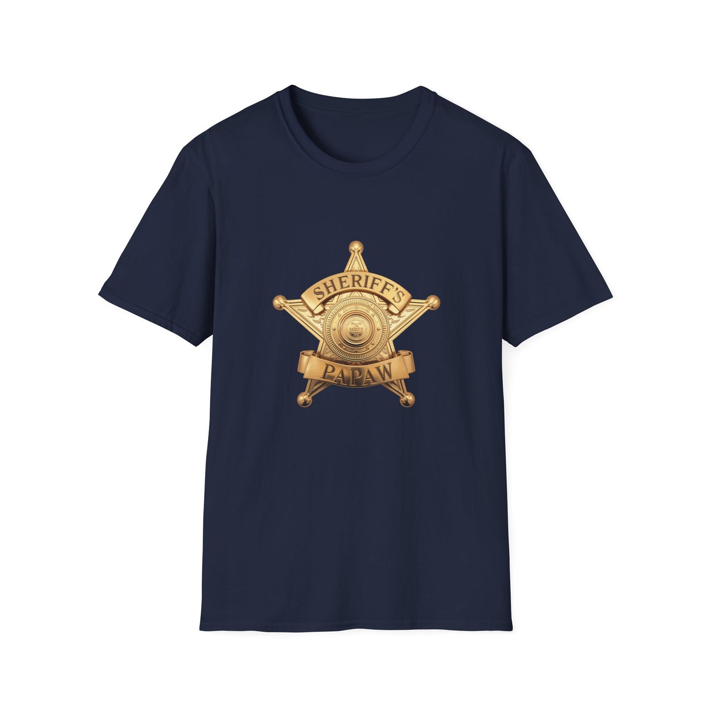 Sheriff Badge T-Shirt | Western Lawman Retro Badge
