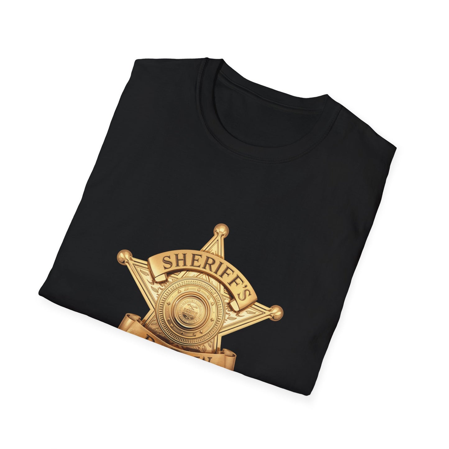Sheriff Badge T-Shirt | Western Lawman Retro Badge