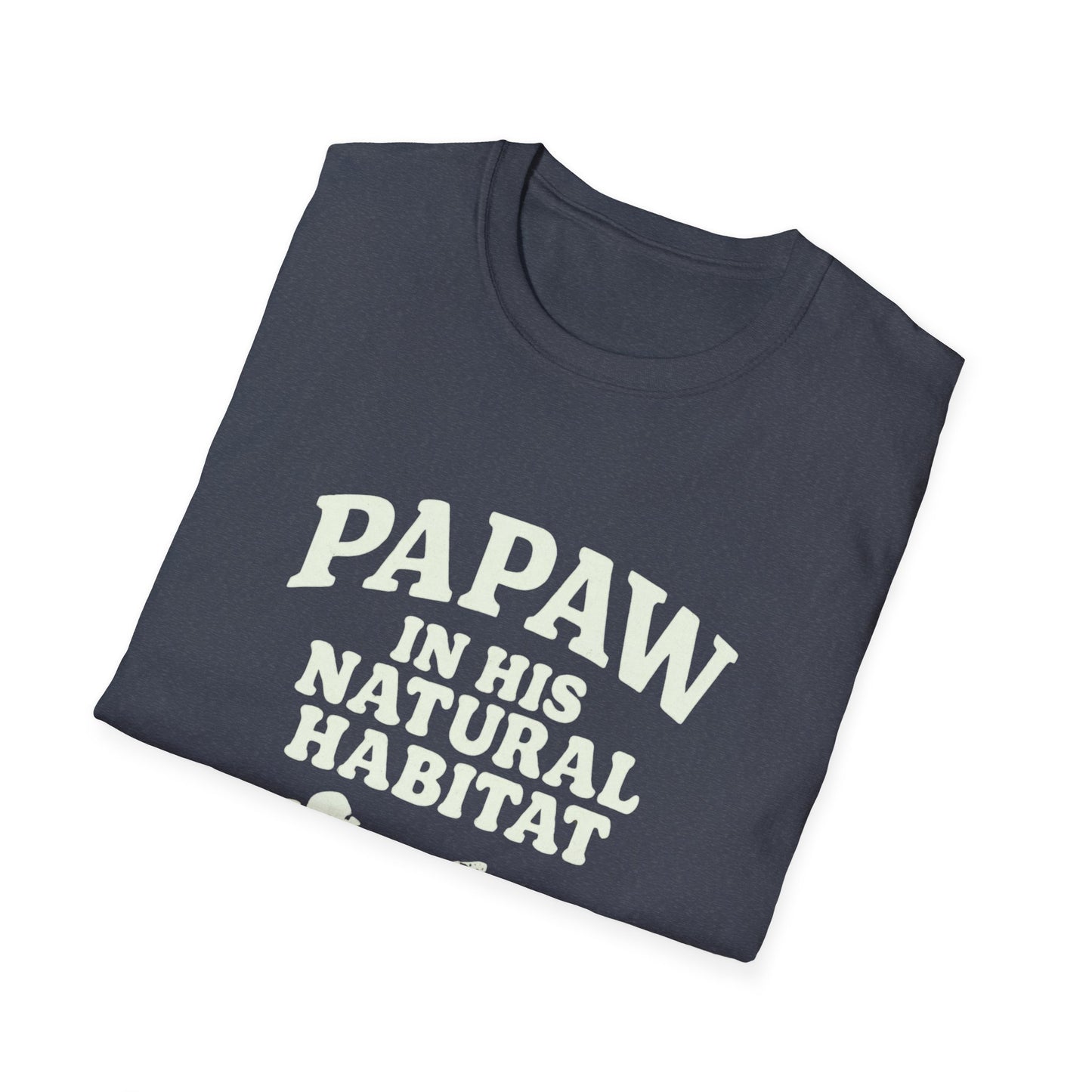 Papaw In His Natural Habitat T-Shirt | Grandpa Recliner Graphic