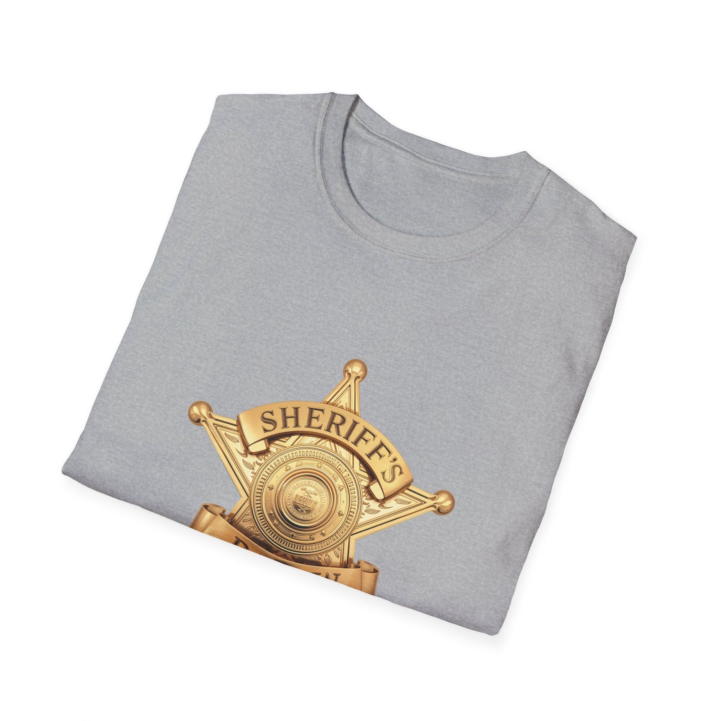 Sheriff Badge T-Shirt | Western Lawman Retro Badge