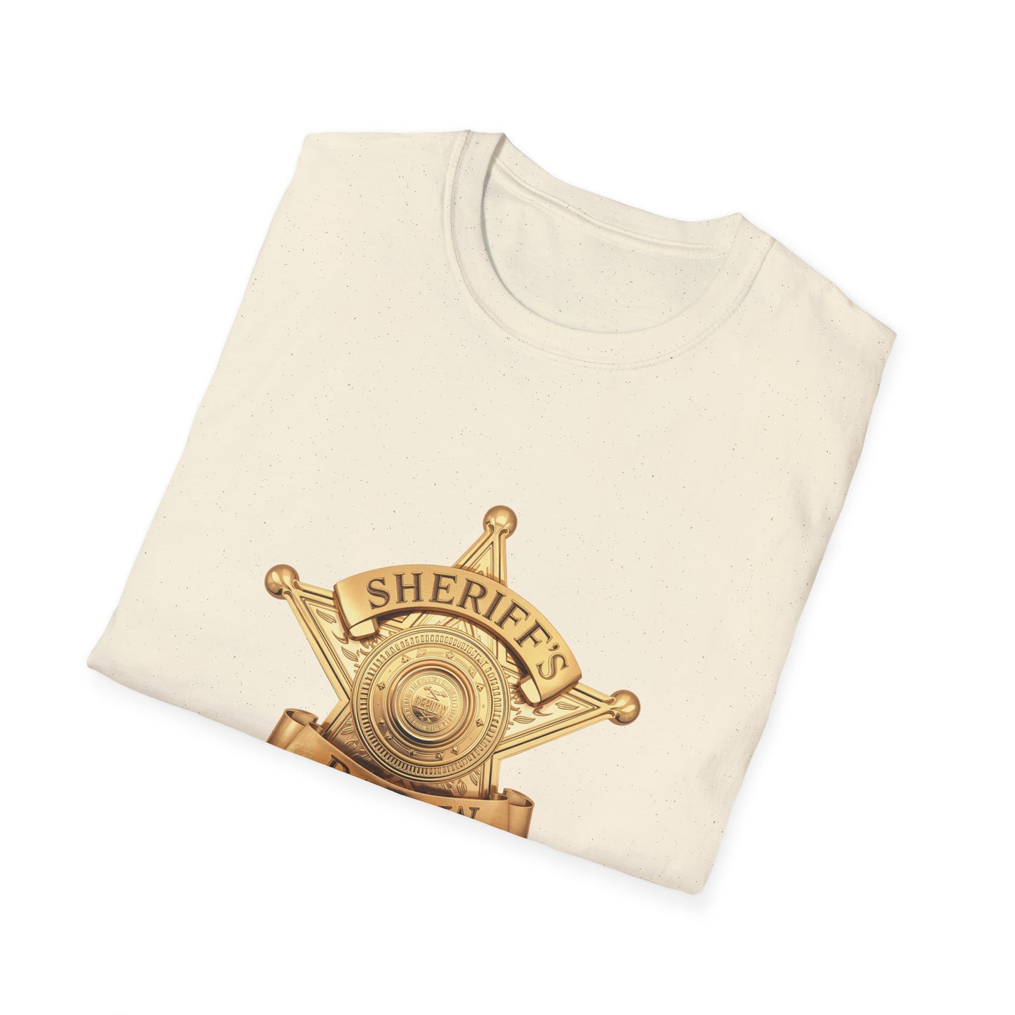 Sheriff Badge T-Shirt | Western Lawman Retro Badge