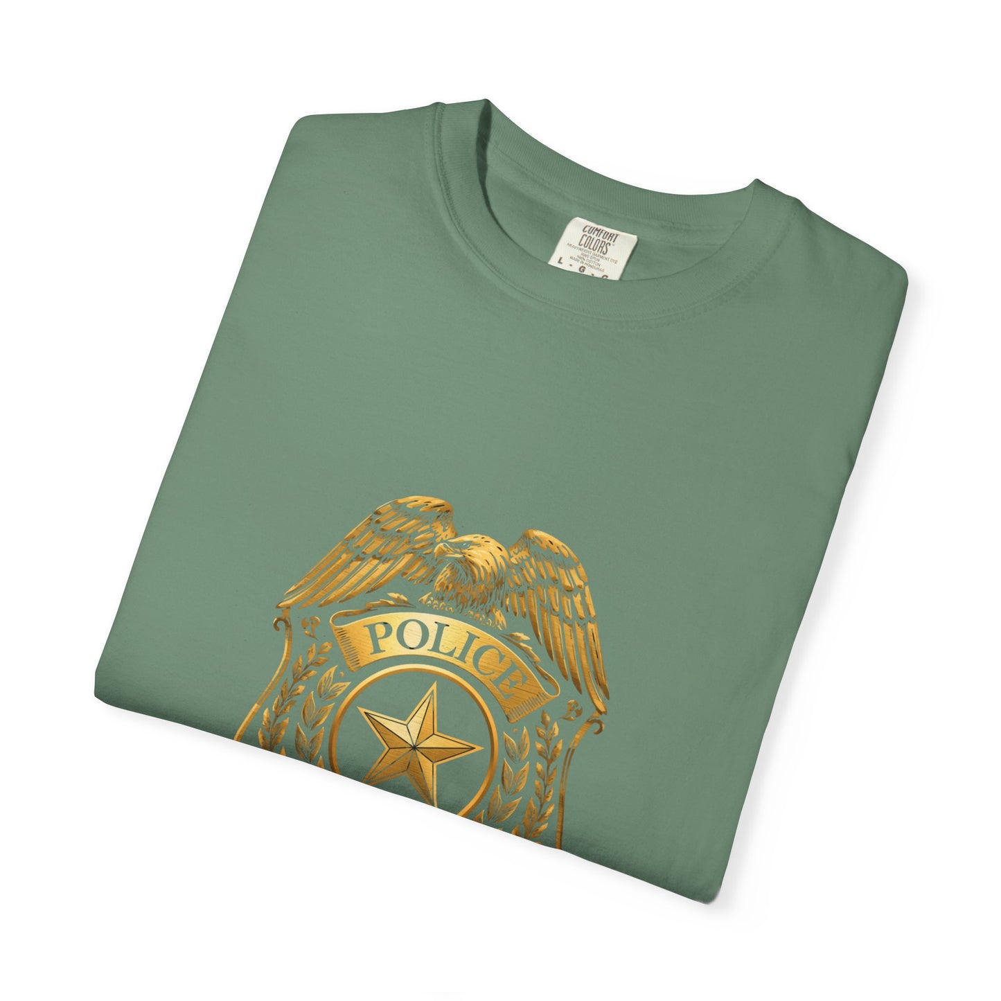 Police Badge T-shirt | Vintage Law Enforcement Shield Graphic