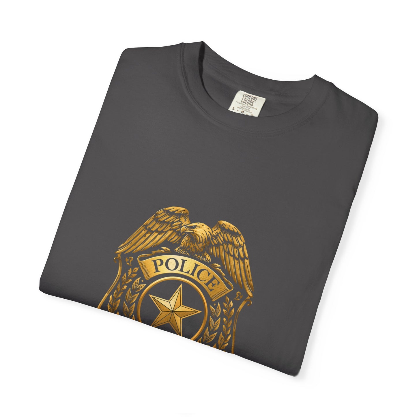 Police Badge T-shirt | Vintage Law Enforcement Shield Graphic