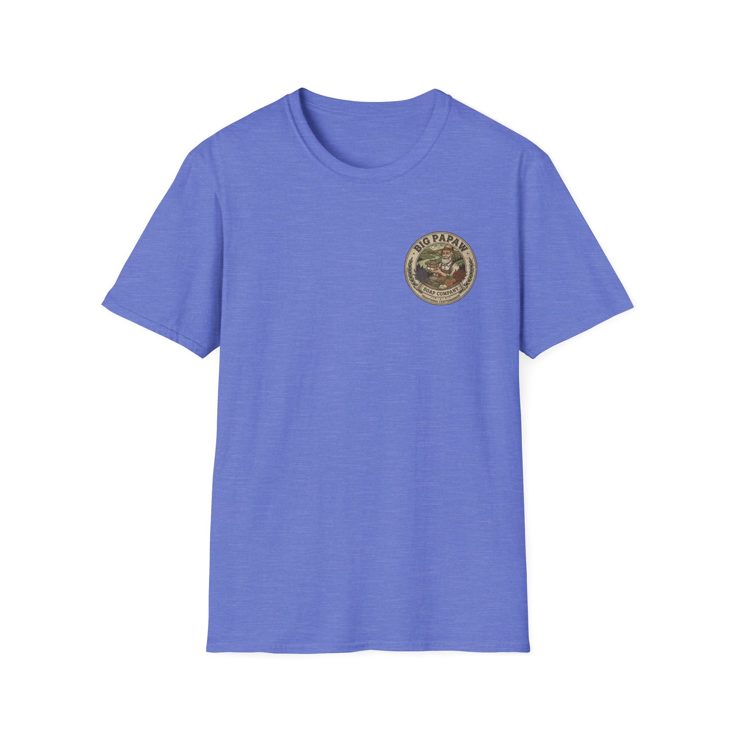 Big Papaw Soap Company logo T-Shirt | Vintage apothecary label graphic