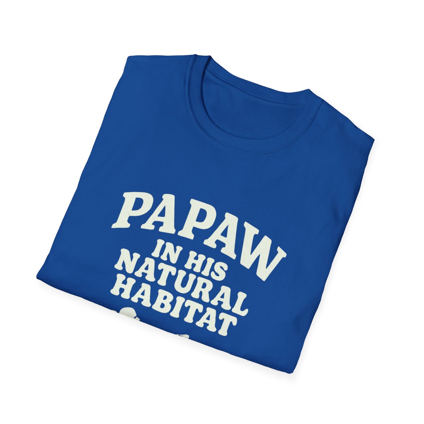 Papaw In His Natural Habitat T-Shirt | Grandpa Recliner Graphic