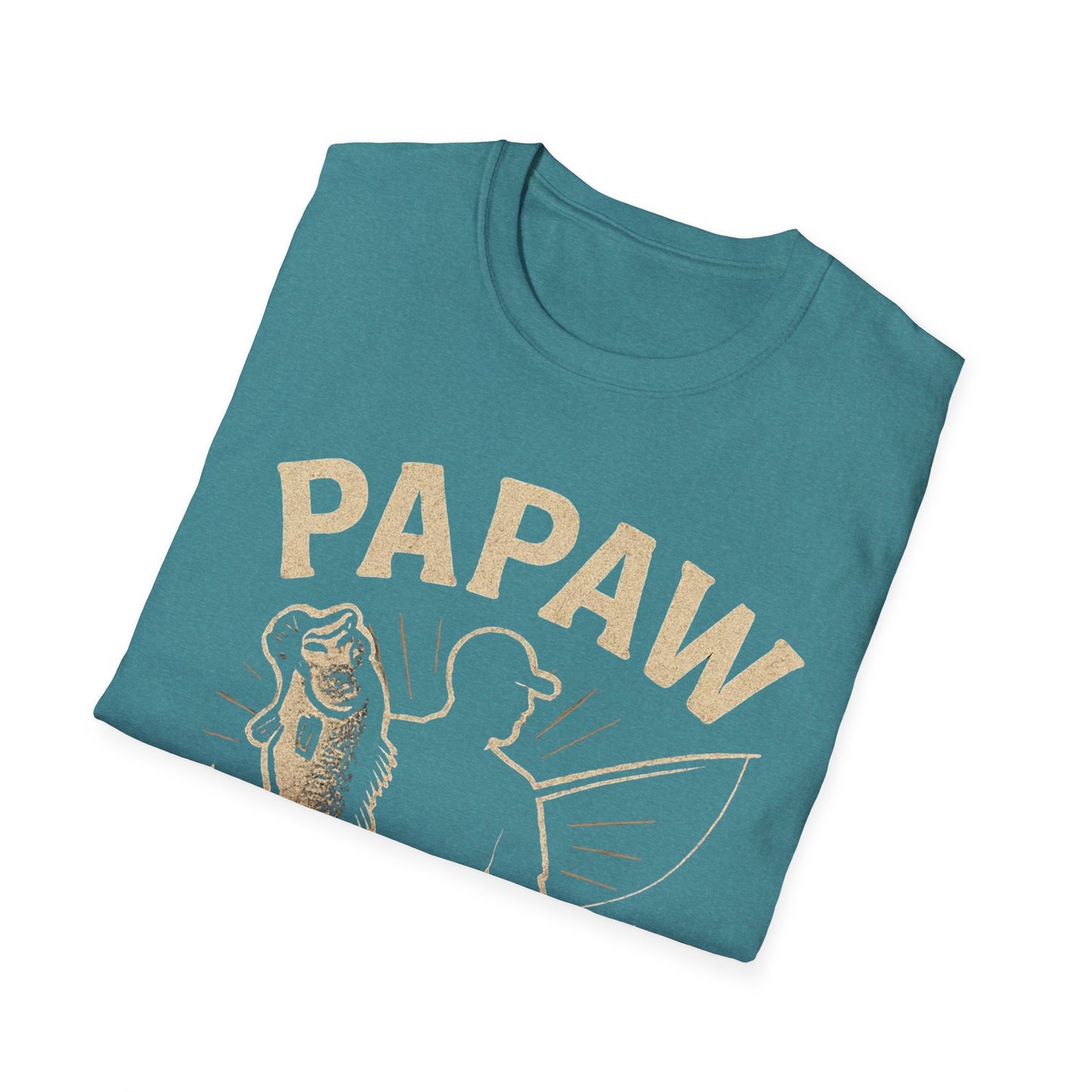 Papaw Fishing Graphic T-Shirt | Catch & Fry Bass Design