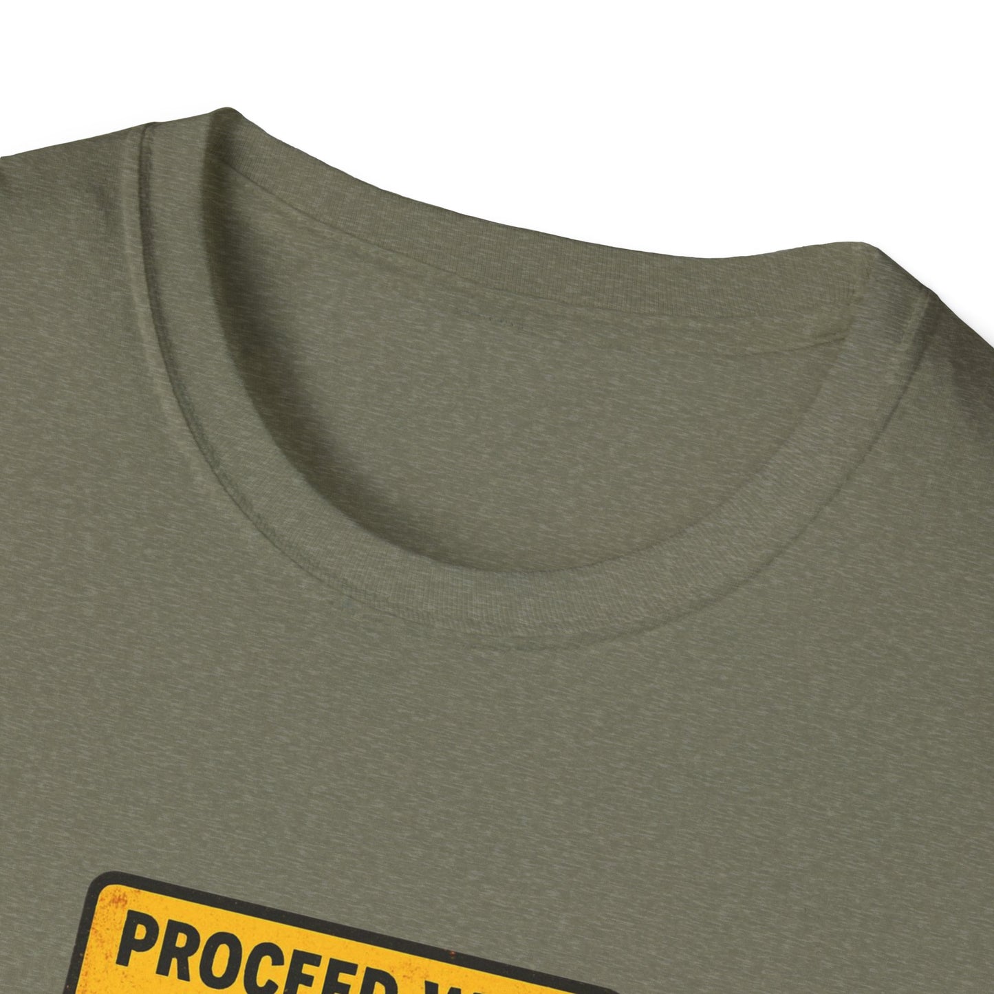 Proceed With Patience Danger Papaw T-Shirt | Funny Warning Sign Grandpa Stories