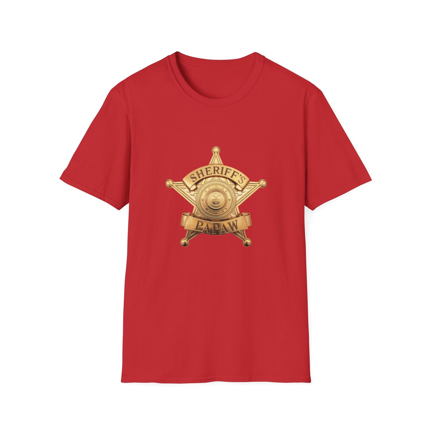 Sheriff Badge T-Shirt | Western Lawman Retro Badge