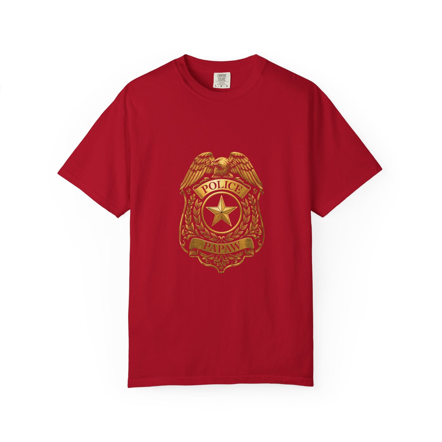 Police Badge T-shirt | Vintage Law Enforcement Shield Graphic