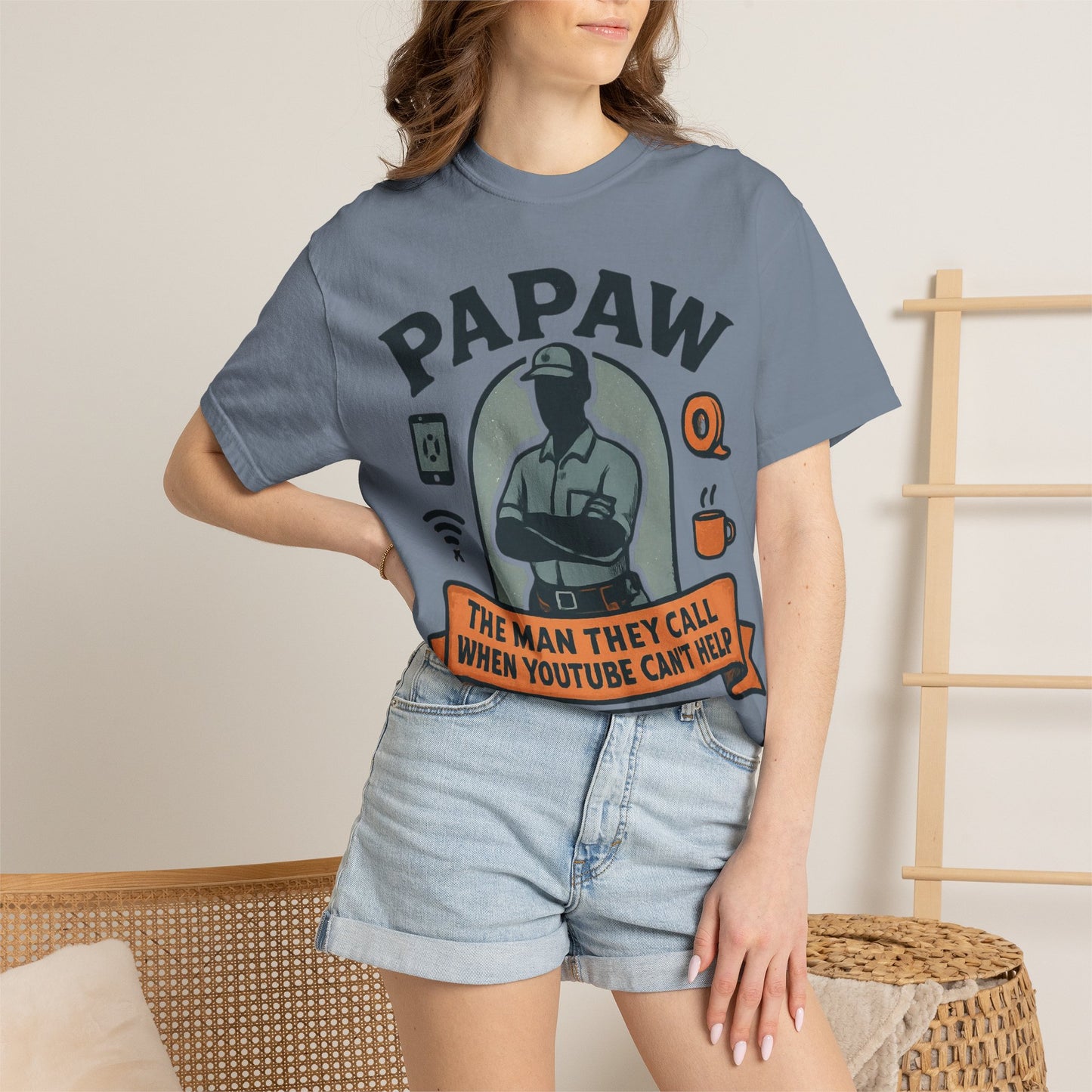 Papaw The Man They Call When YouTube Can't Help T-shirt | No Tutorial Needed
