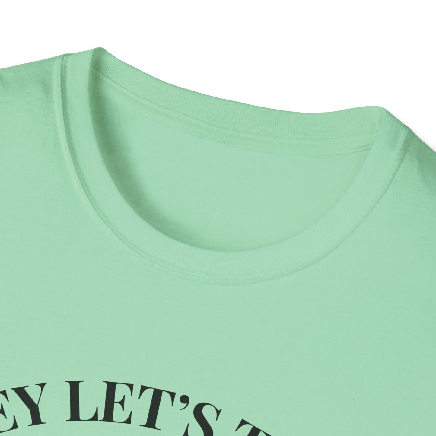 Hey Lets Talk God T-Shirt | Faith Tee, Script Lettering