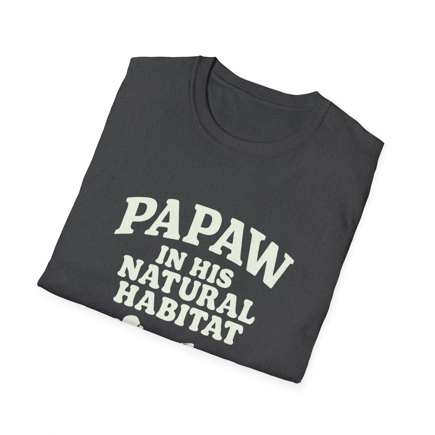 Papaw In His Natural Habitat T-Shirt | Grandpa Recliner Graphic