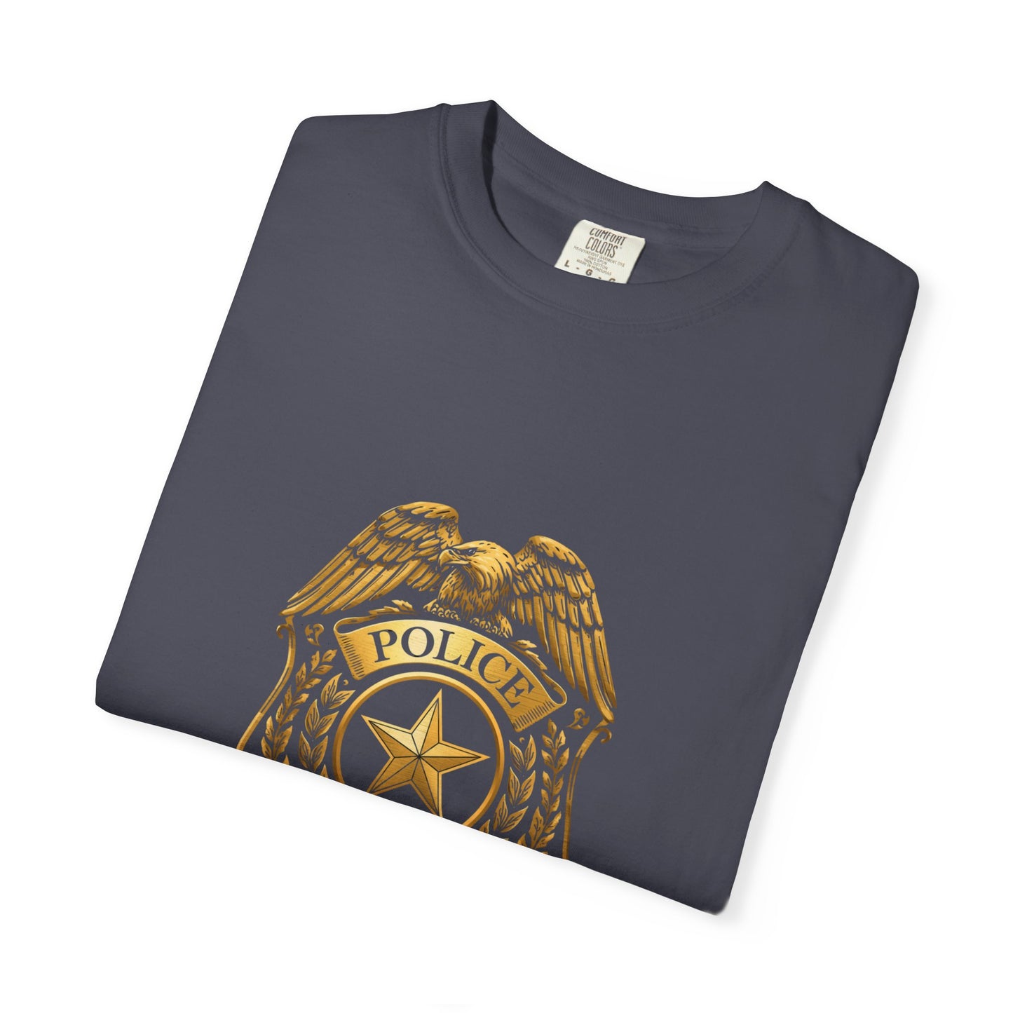 Police Badge T-shirt | Vintage Law Enforcement Shield Graphic