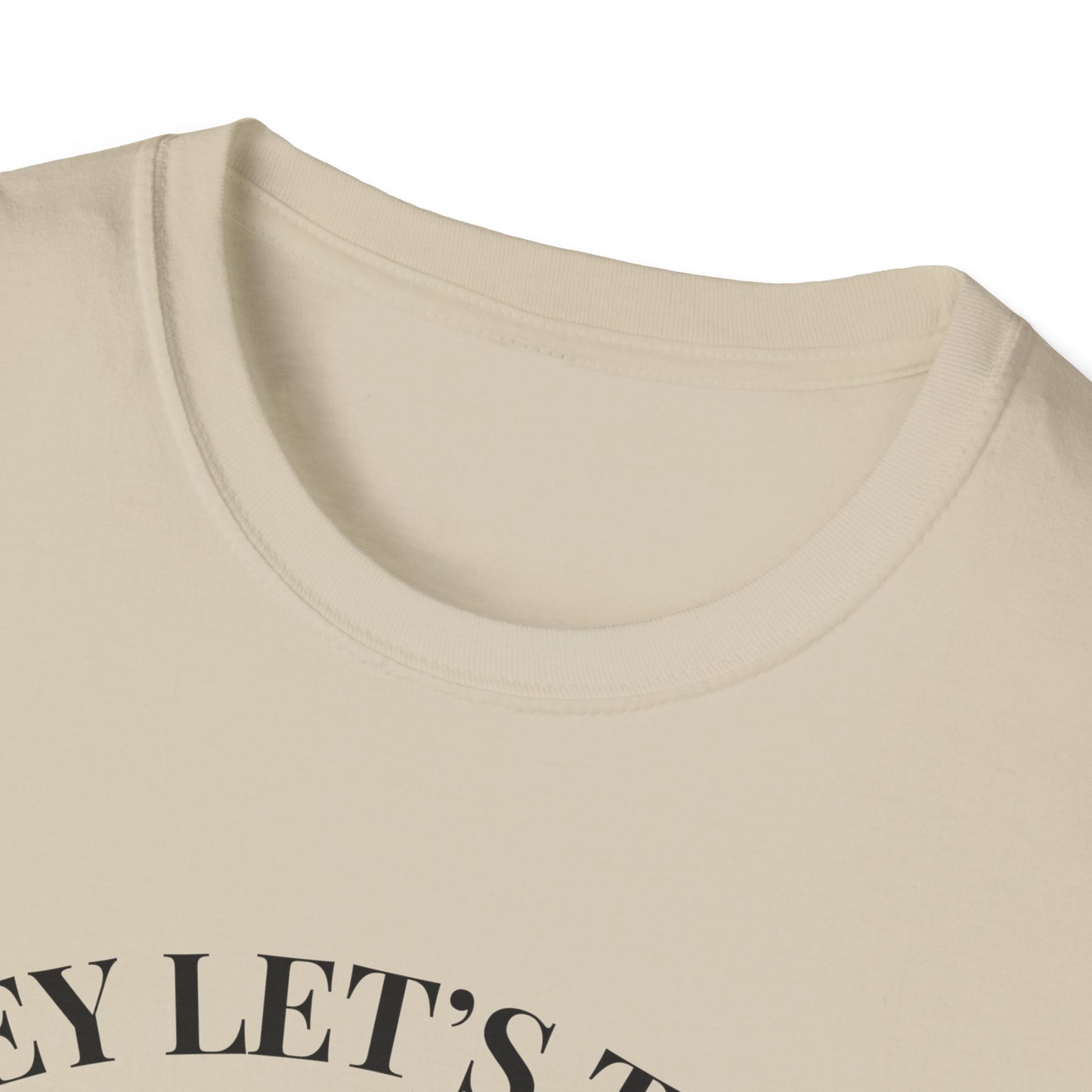 Hey Lets Talk God T-Shirt | Faith Tee, Script Lettering