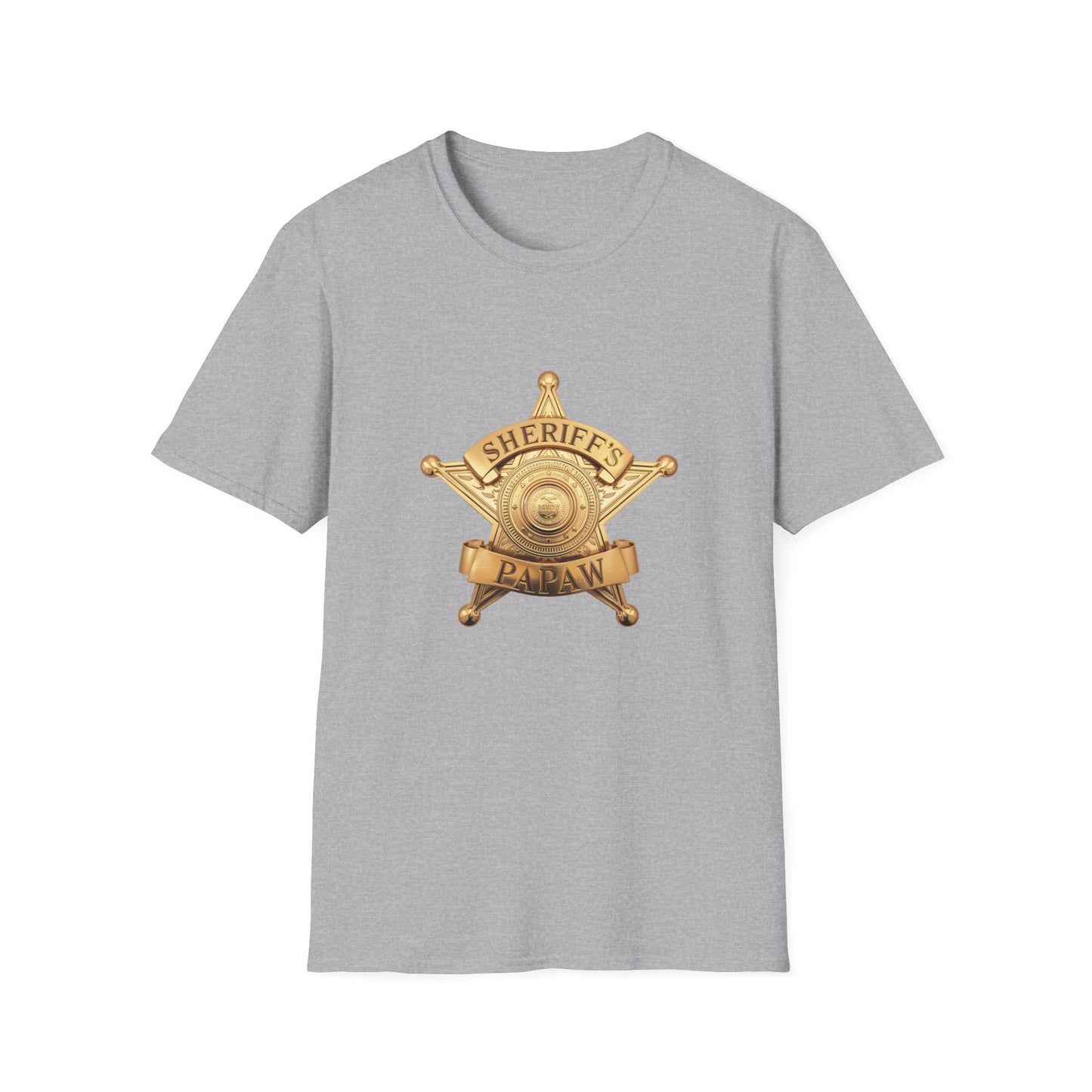Sheriff Badge T-Shirt | Western Lawman Retro Badge