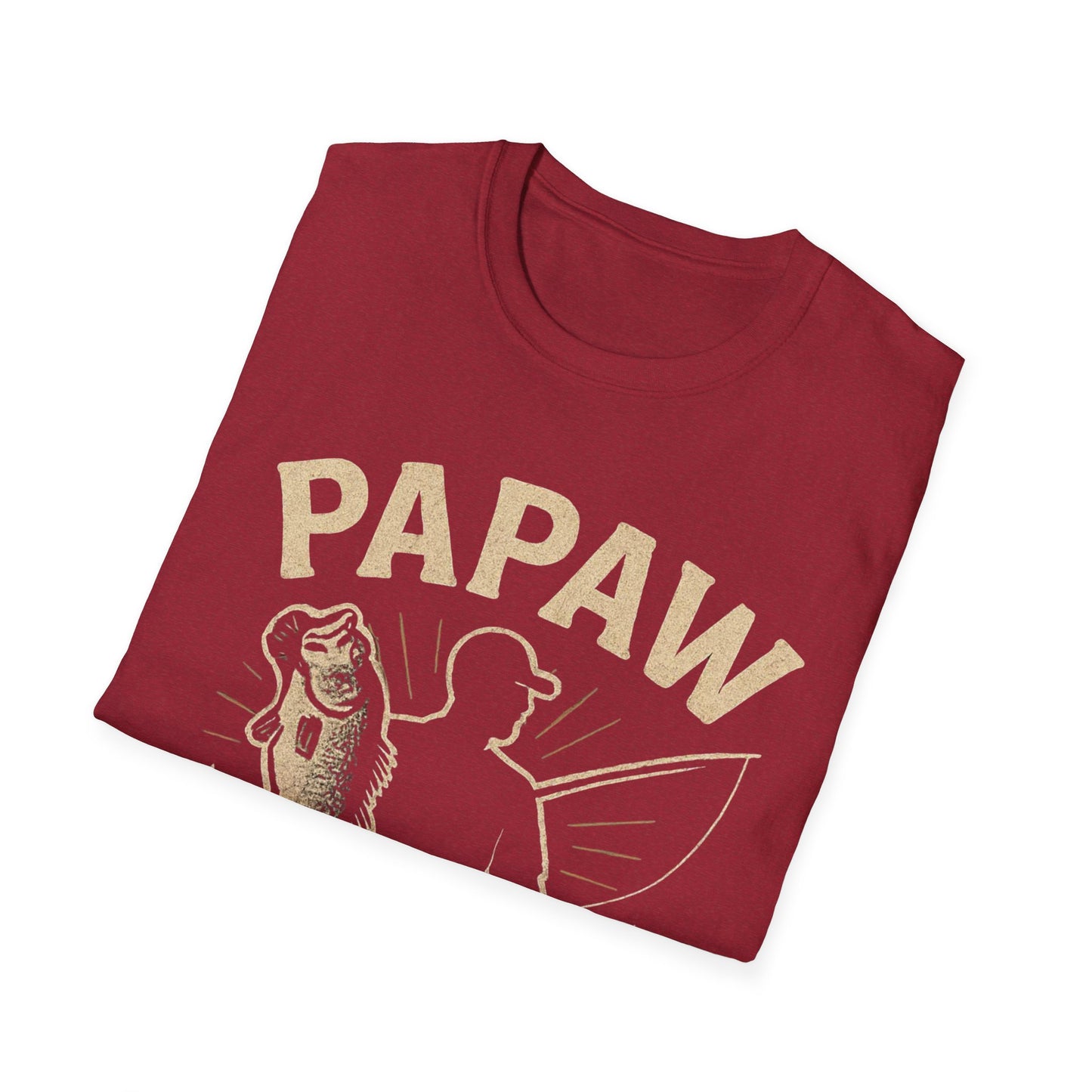 Papaw Fishing Graphic T-Shirt | Catch & Fry Bass Design