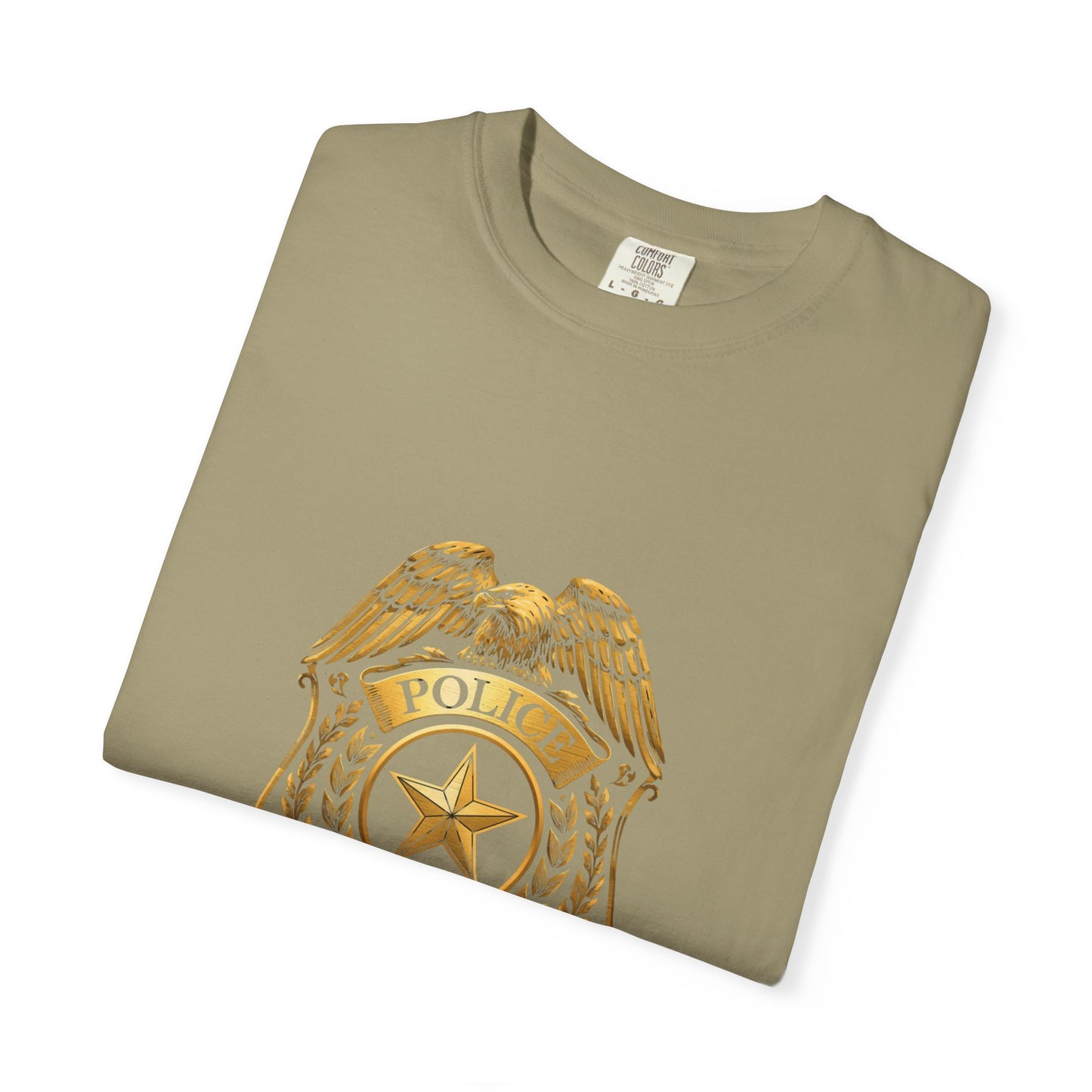 Police Badge T-shirt | Vintage Law Enforcement Shield Graphic