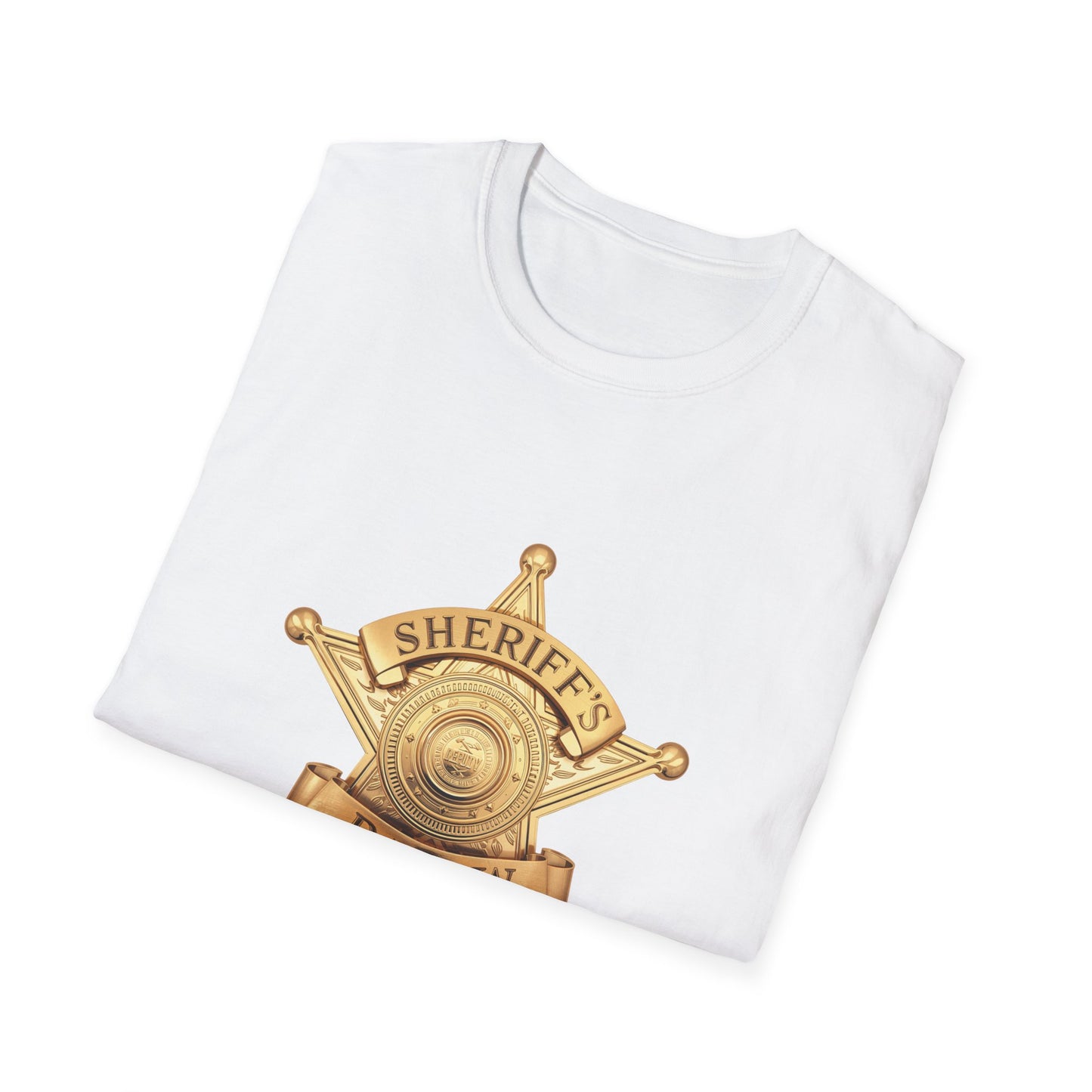 Sheriff Badge T-Shirt | Western Lawman Retro Badge