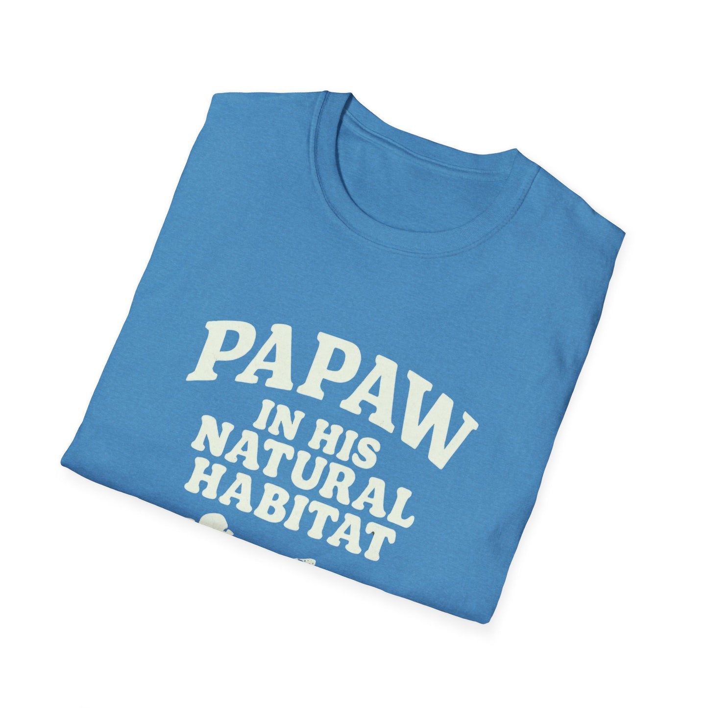 Papaw In His Natural Habitat T-Shirt | Grandpa Recliner Graphic