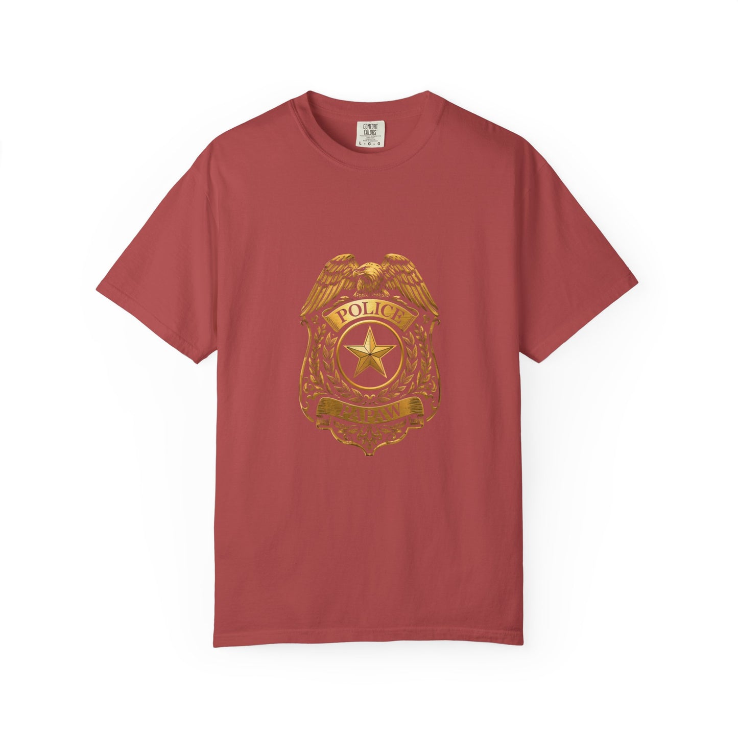 Police Badge T-shirt | Vintage Law Enforcement Shield Graphic