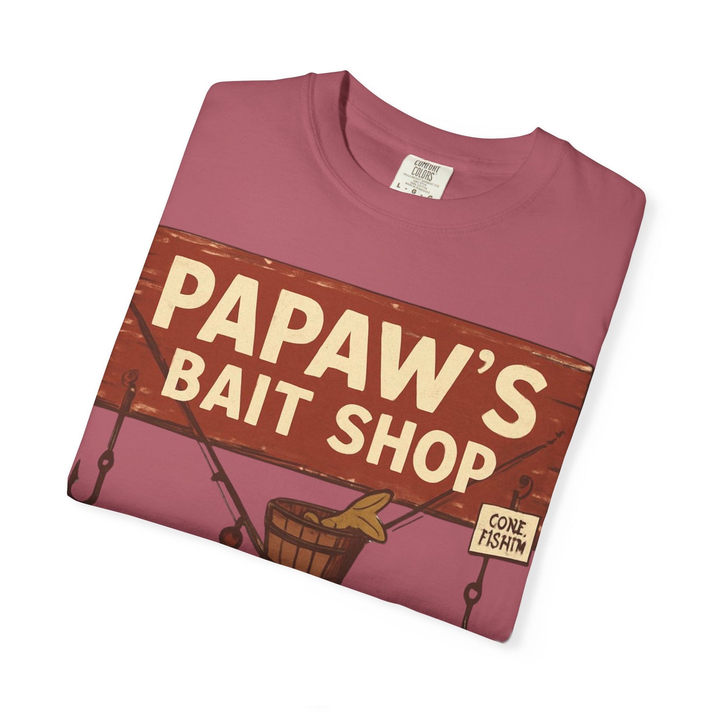 Papaw's Bait Shop sign T-Shirt | Fishing vintage sign, Live bait & cold drinks