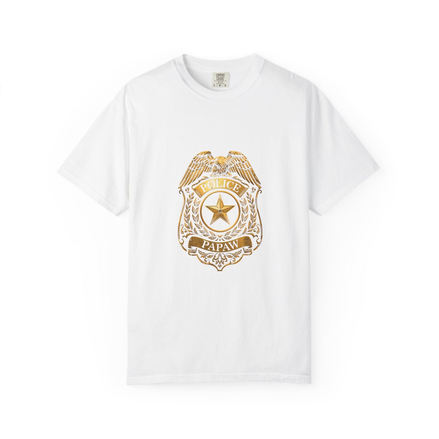 Police Badge T-shirt | Vintage Law Enforcement Shield Graphic