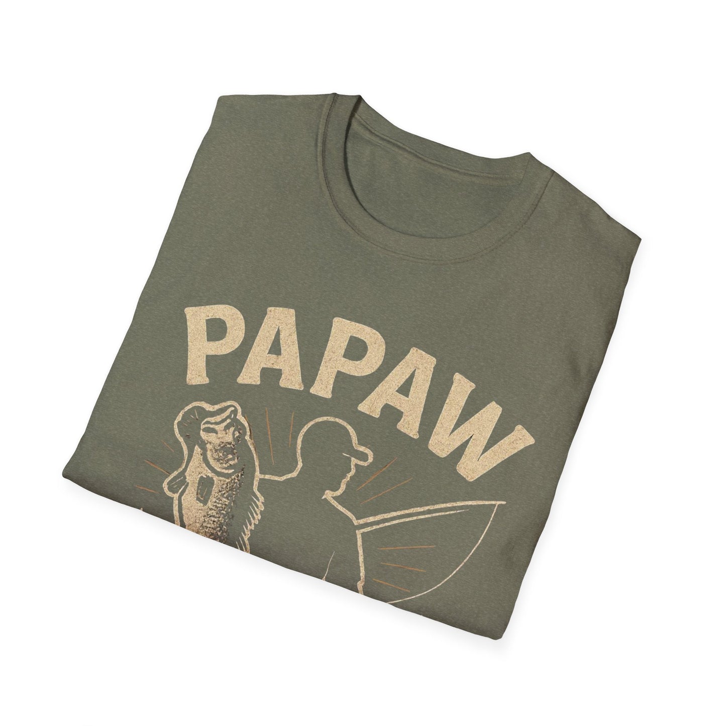 Papaw Fishing Graphic T-Shirt | Catch & Fry Bass Design