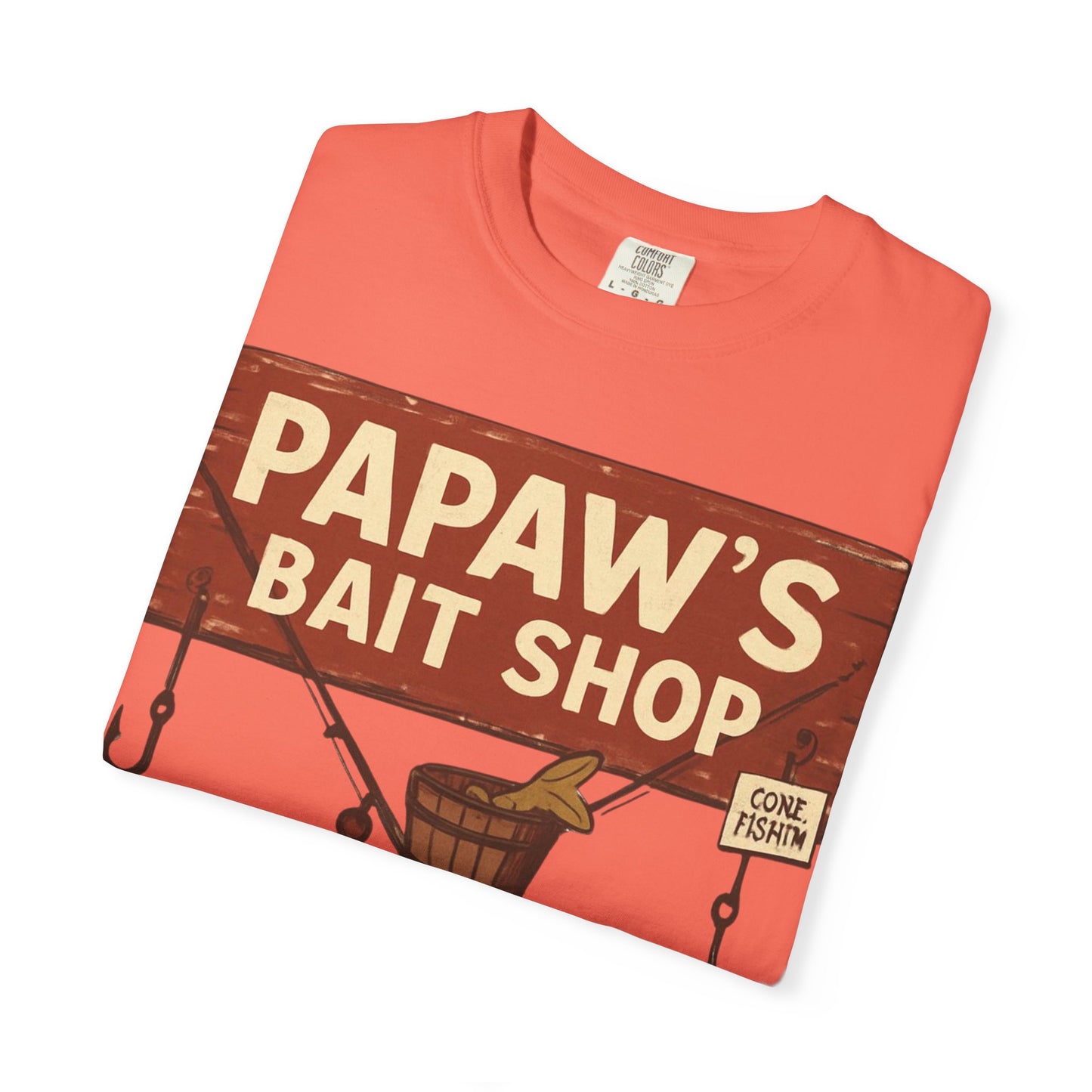 Papaw's Bait Shop sign T-Shirt | Fishing vintage sign, Live bait & cold drinks