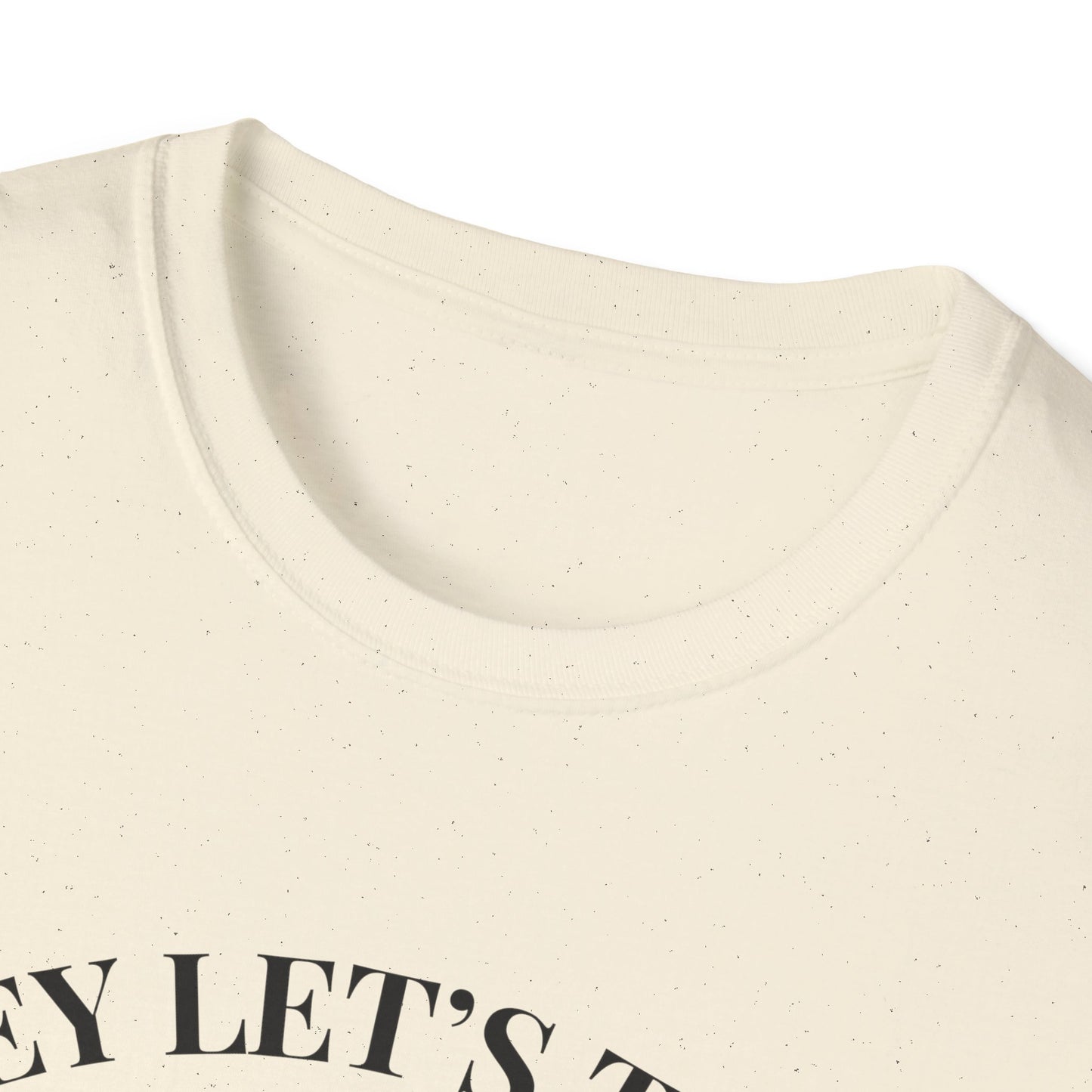 Hey Lets Talk God T-Shirt | Faith Tee, Script Lettering
