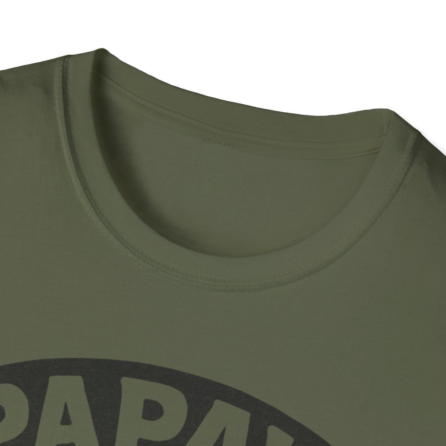 Papaw skull with fishing rod and spoon T-Shirt | Papaw logo tee