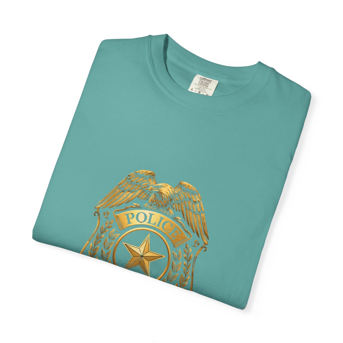 Police Badge T-shirt | Vintage Law Enforcement Shield Graphic