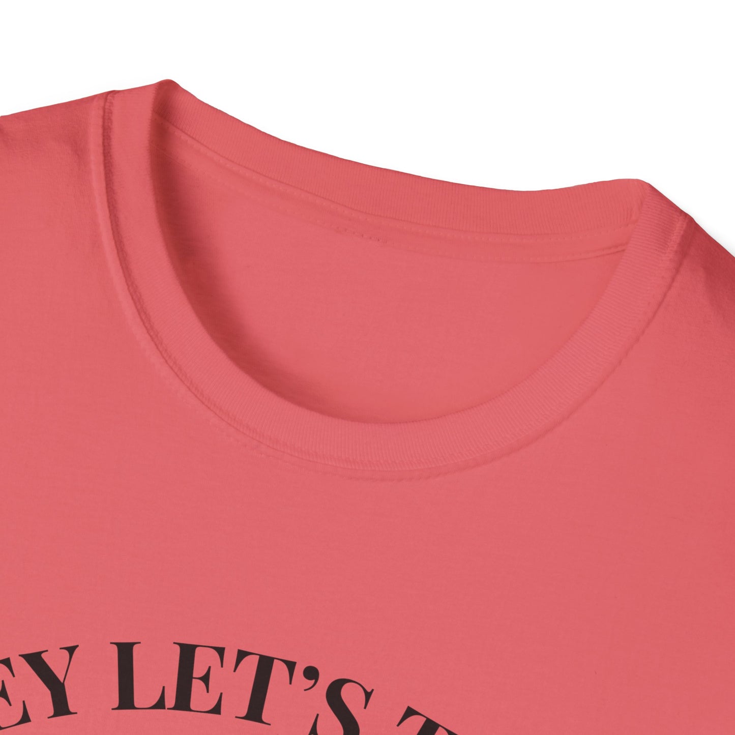 Hey Lets Talk God T-Shirt | Faith Tee, Script Lettering