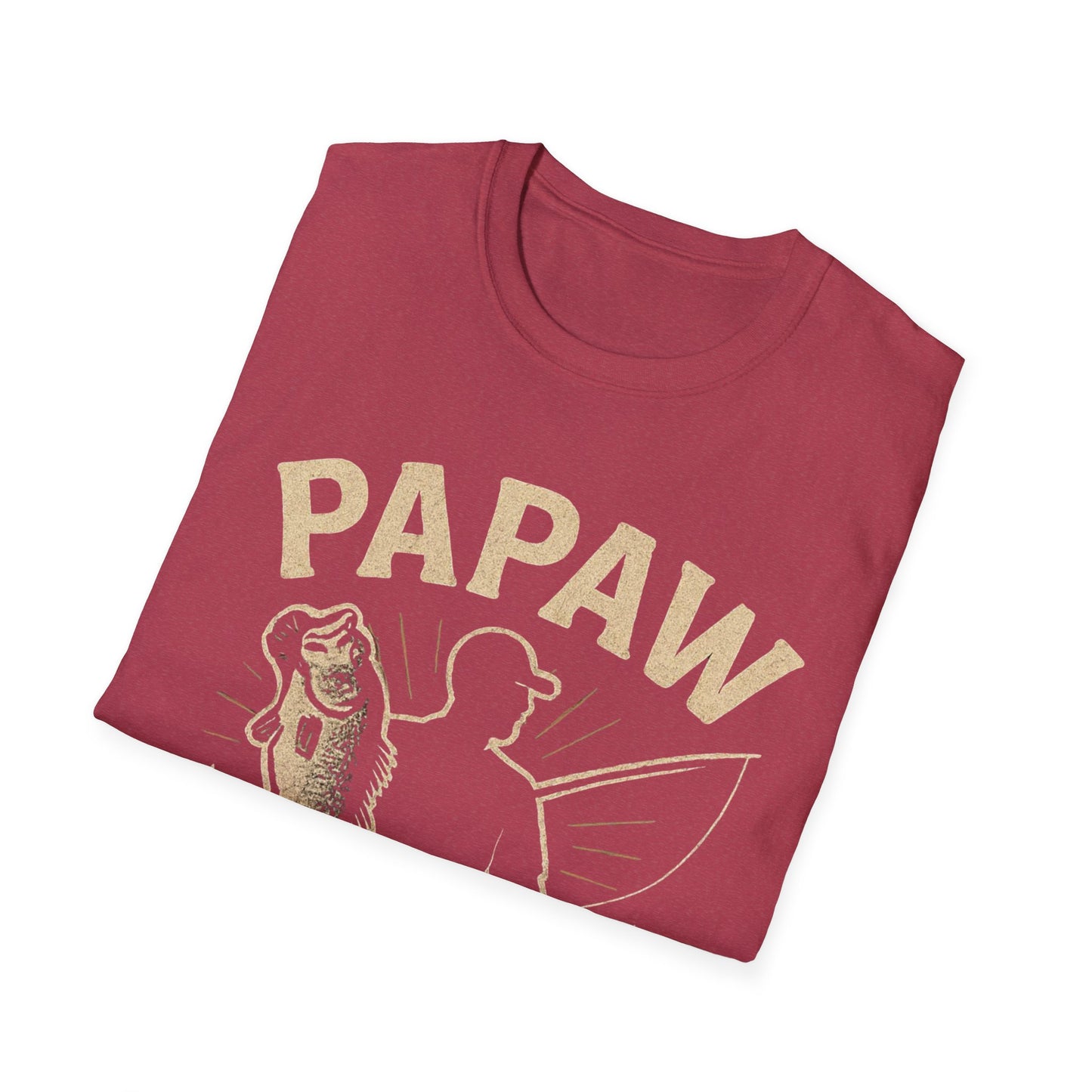 Papaw Fishing Graphic T-Shirt | Catch & Fry Bass Design
