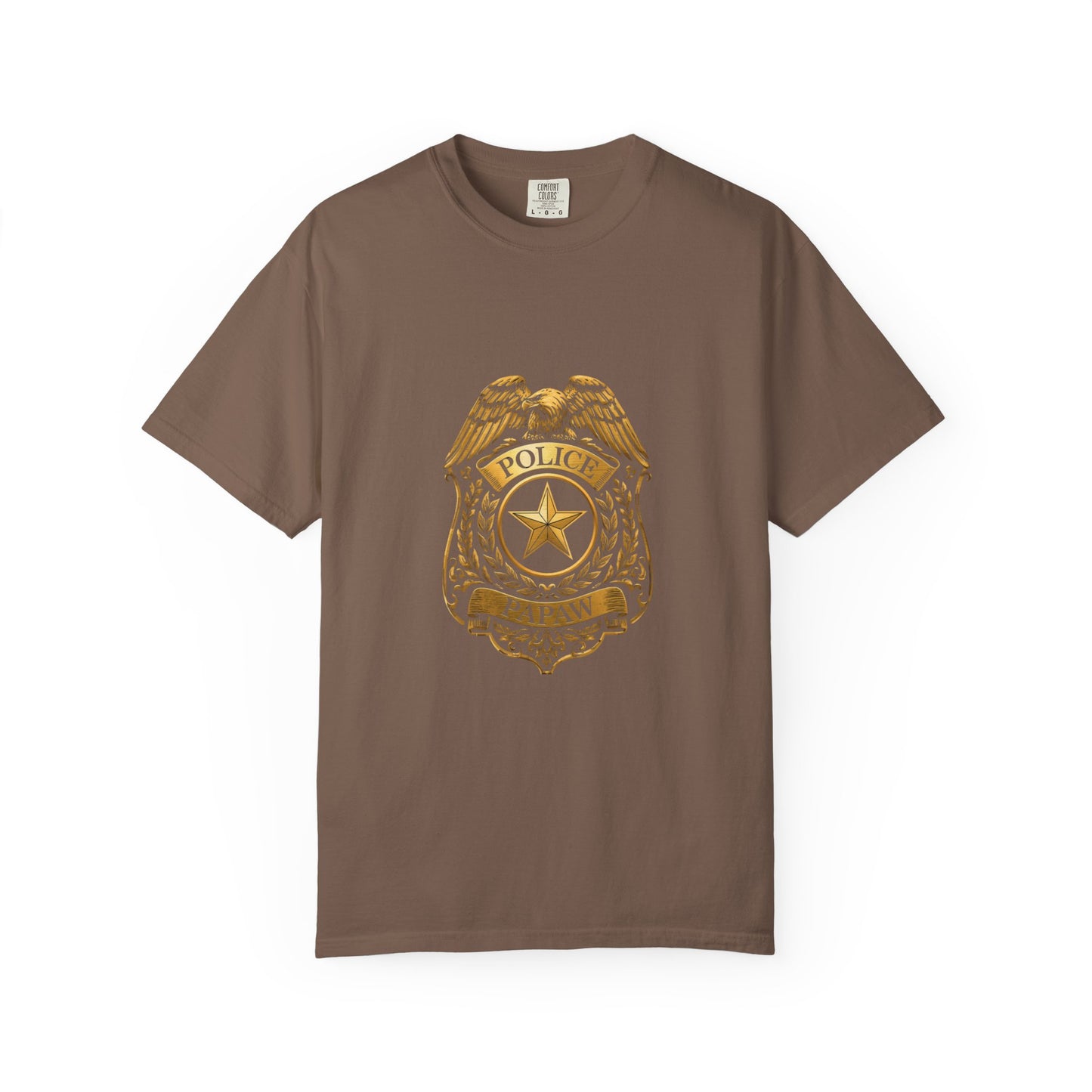Police Badge T-shirt | Vintage Law Enforcement Shield Graphic