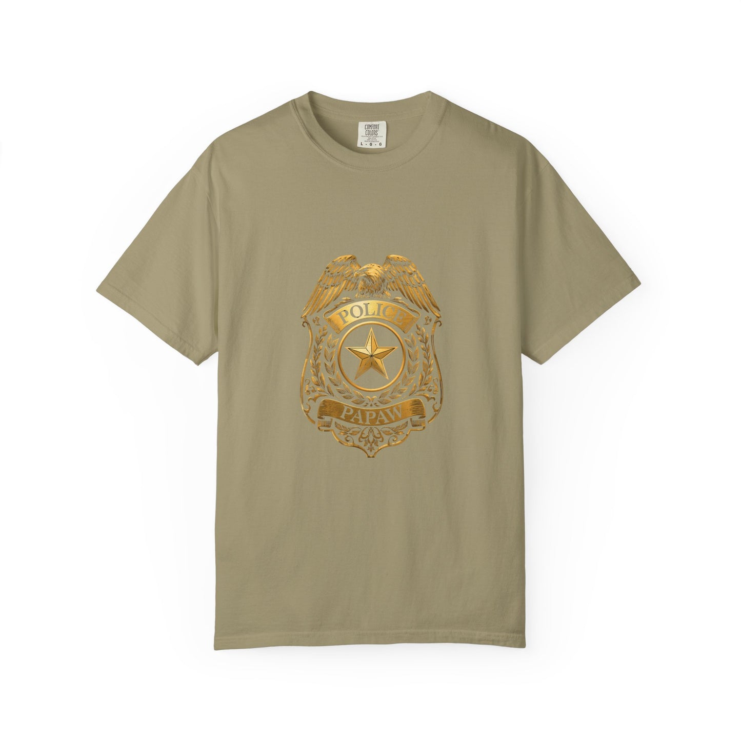 Police Badge T-shirt | Vintage Law Enforcement Shield Graphic
