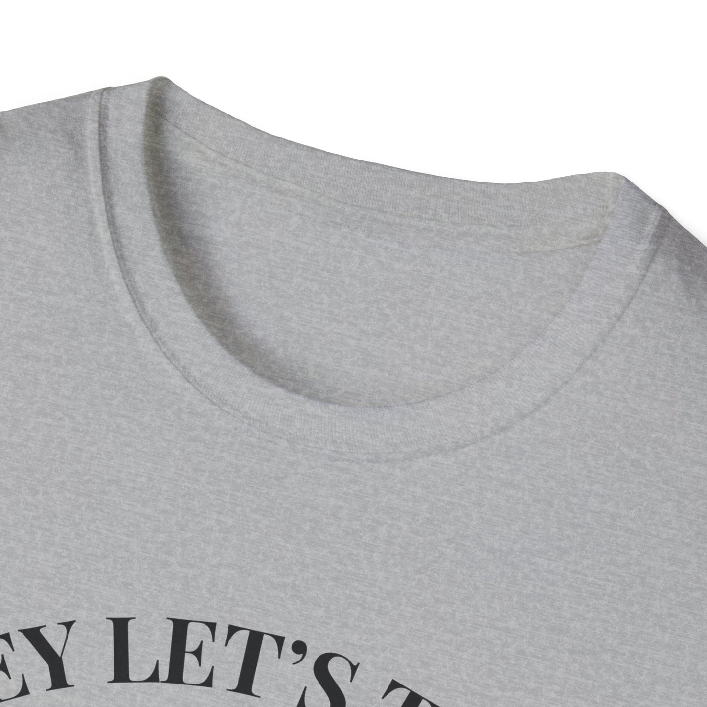 Hey Lets Talk God T-Shirt | Faith Tee, Script Lettering
