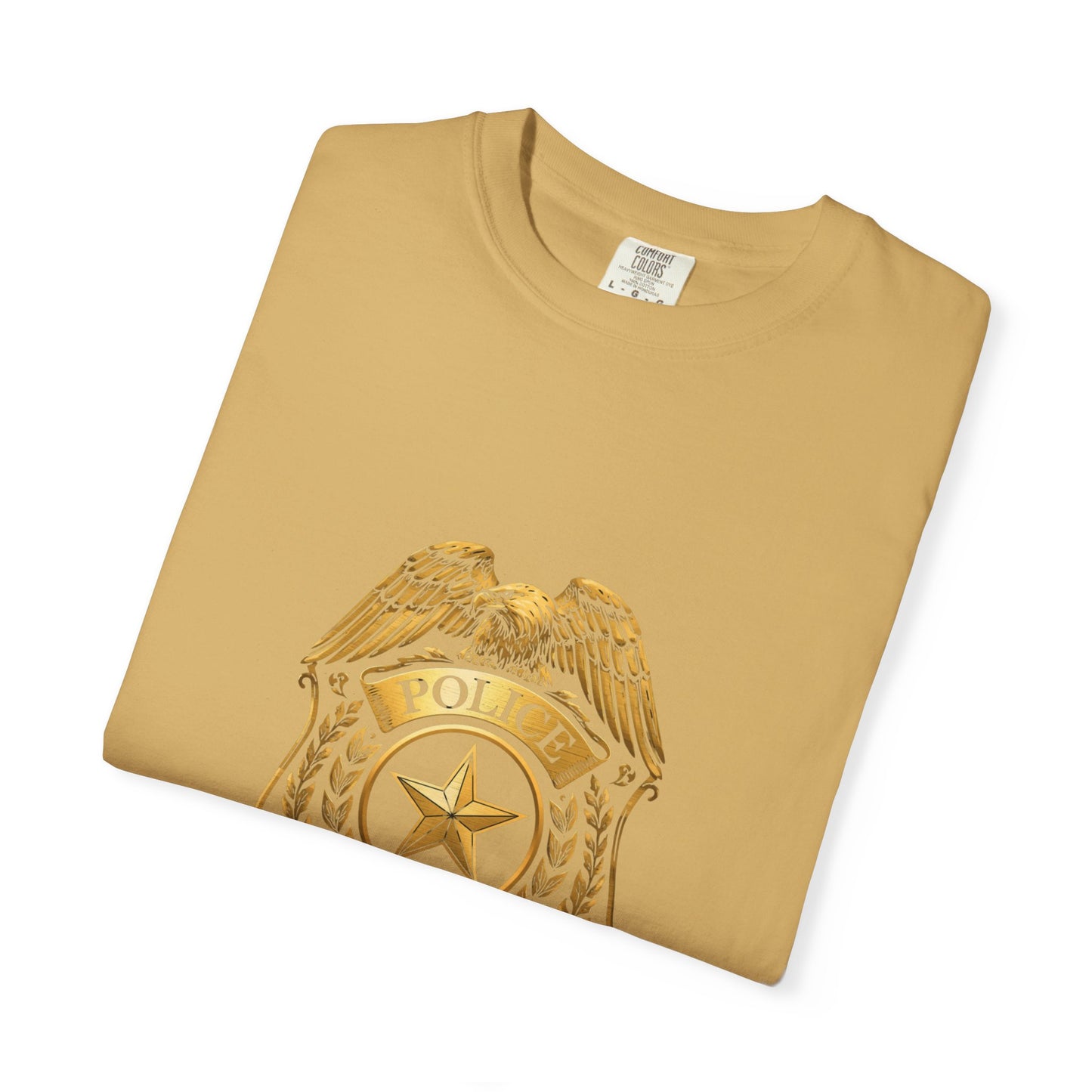 Police Badge T-shirt | Vintage Law Enforcement Shield Graphic