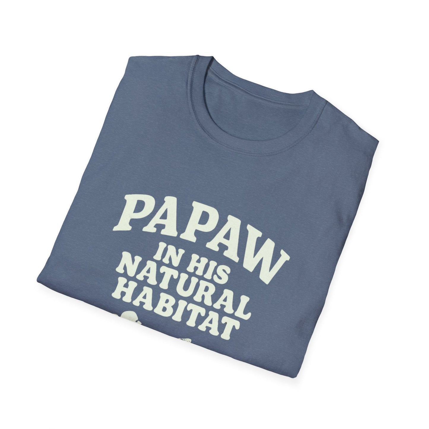 Papaw In His Natural Habitat T-Shirt | Grandpa Recliner Graphic