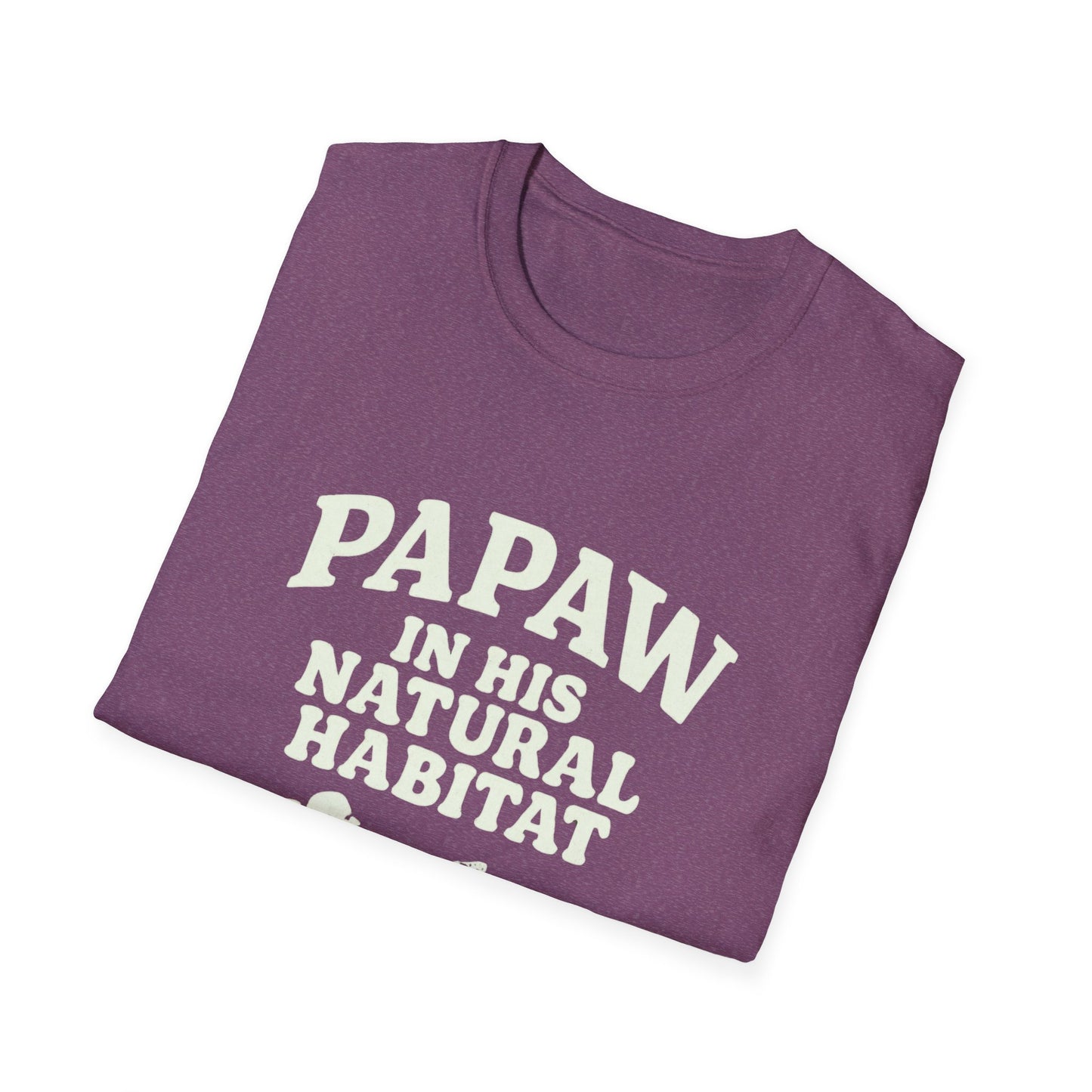 Papaw In His Natural Habitat T-Shirt | Grandpa Recliner Graphic