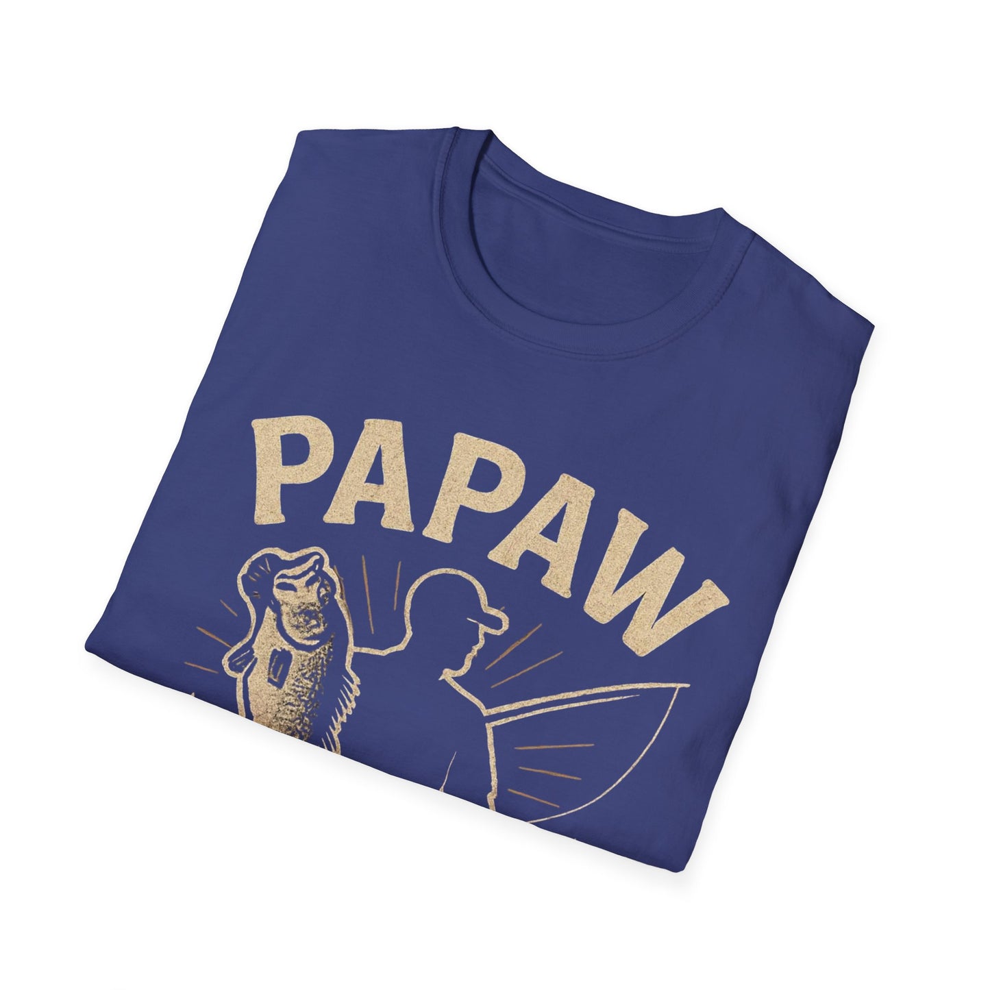 Papaw Fishing Graphic T-Shirt | Catch & Fry Bass Design