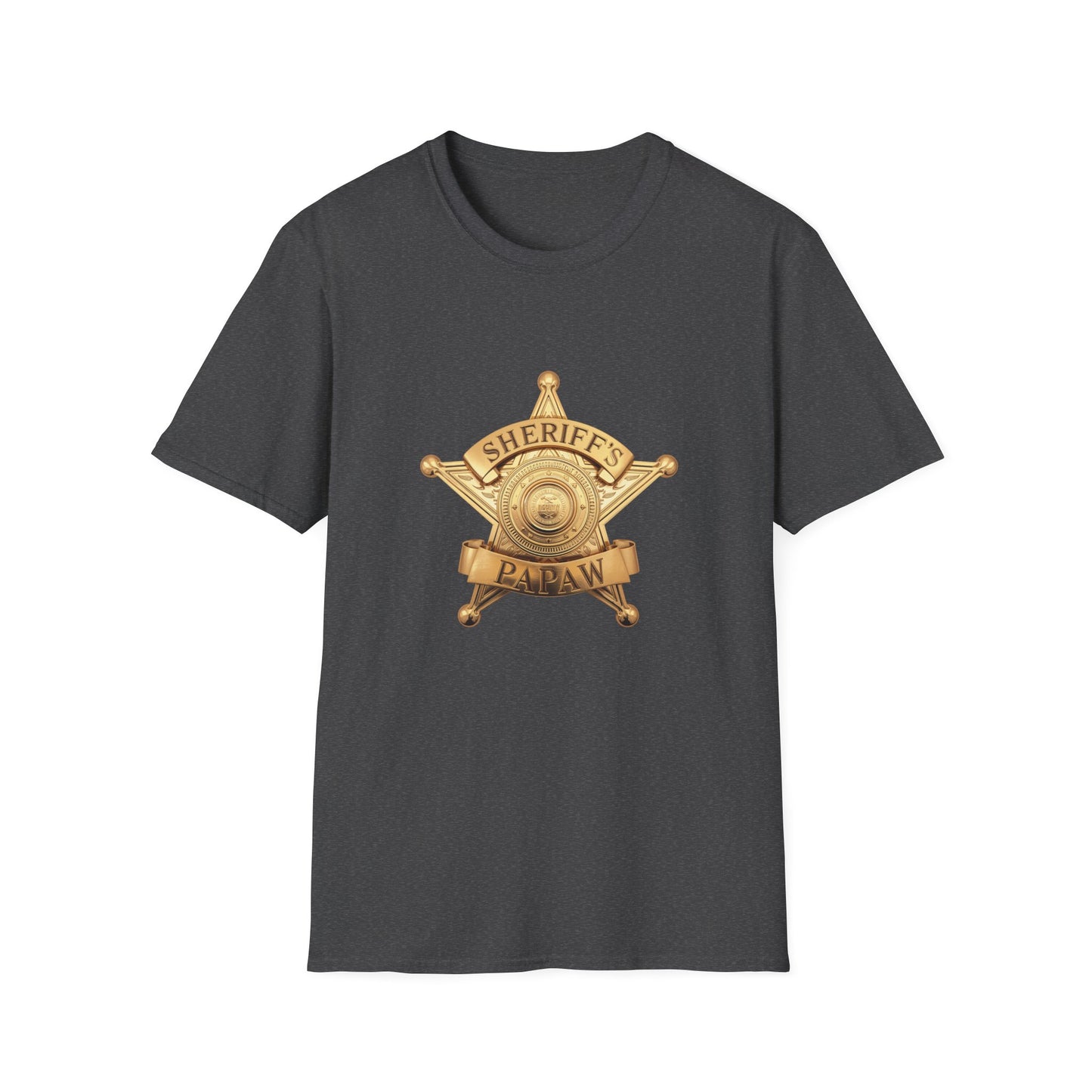 Sheriff Badge T-Shirt | Western Lawman Retro Badge