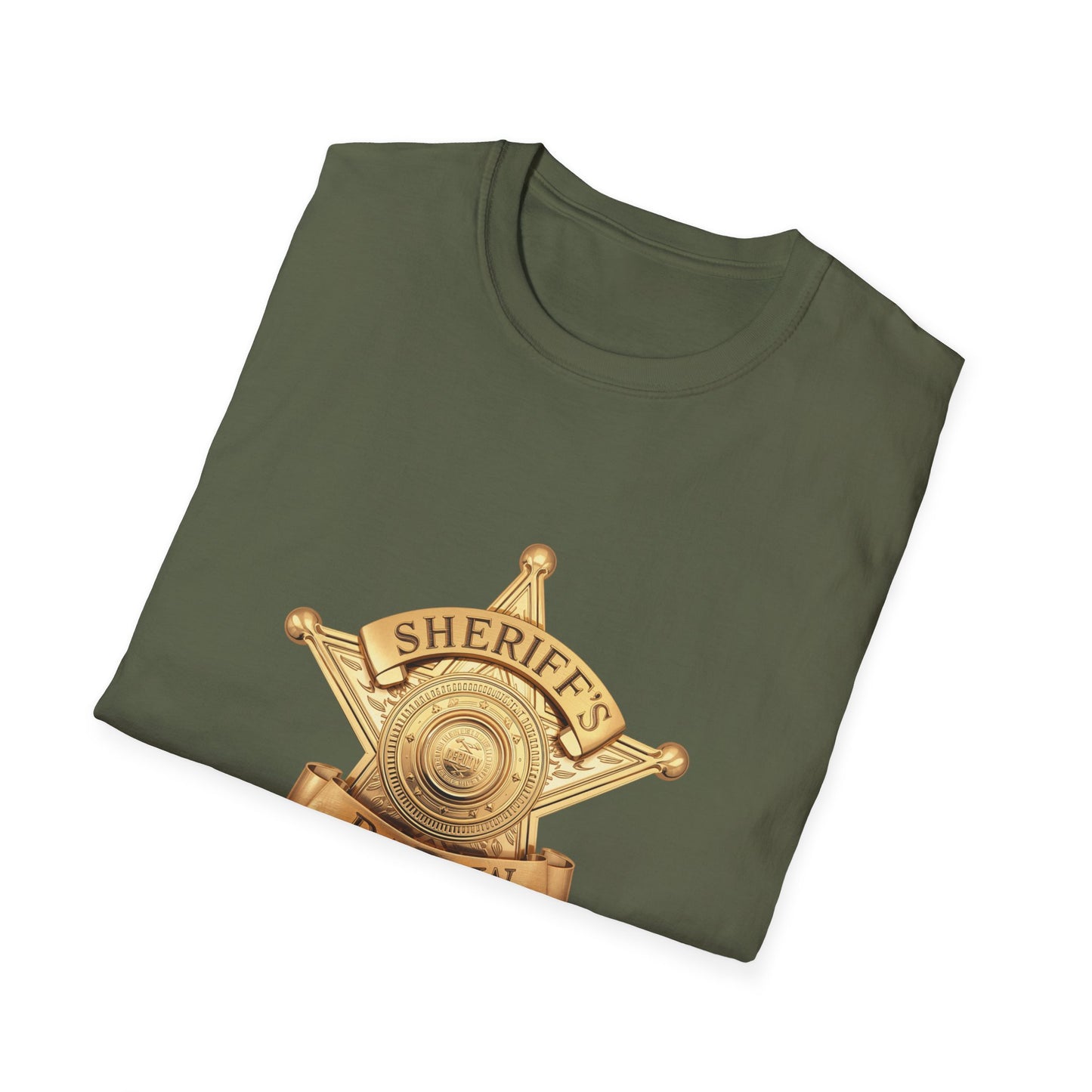 Sheriff Badge T-Shirt | Western Lawman Retro Badge