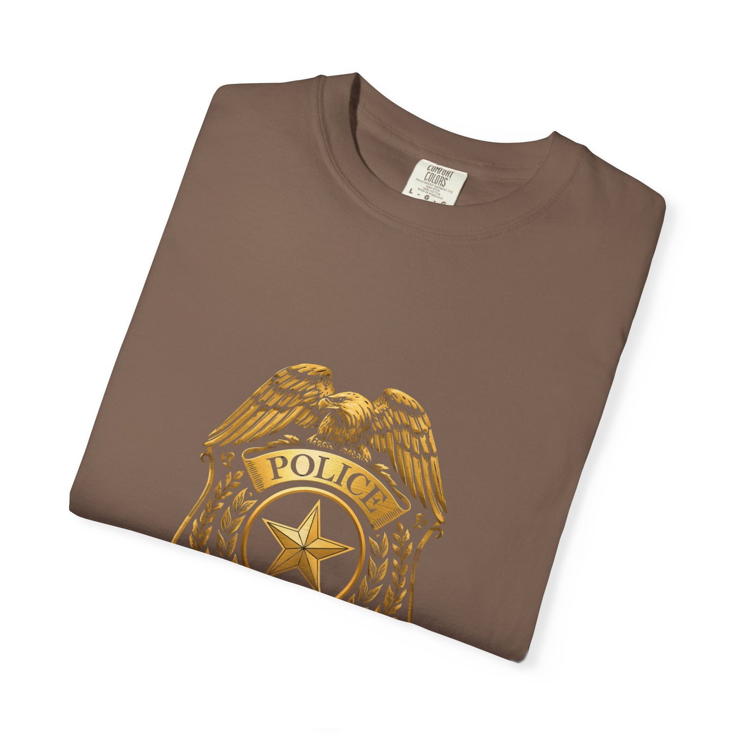 Police Badge T-shirt | Vintage Law Enforcement Shield Graphic